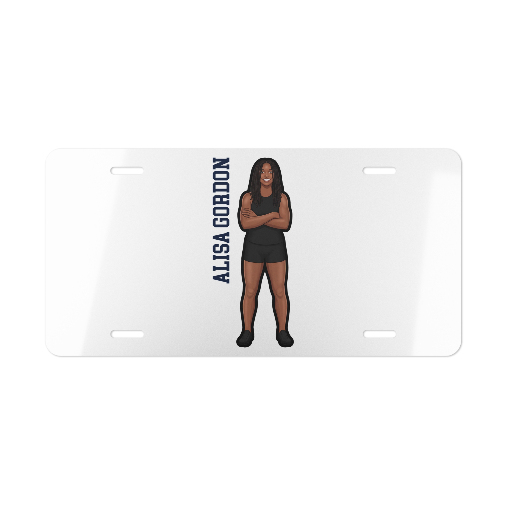 License Plate — character_name_vertical in Classic