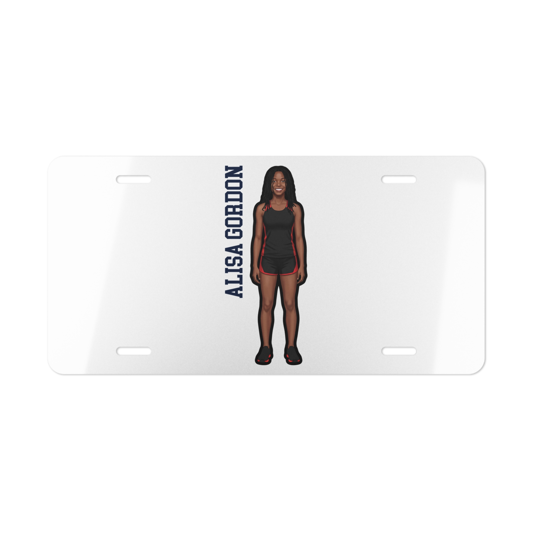 License Plate — character_name_vertical in Classic