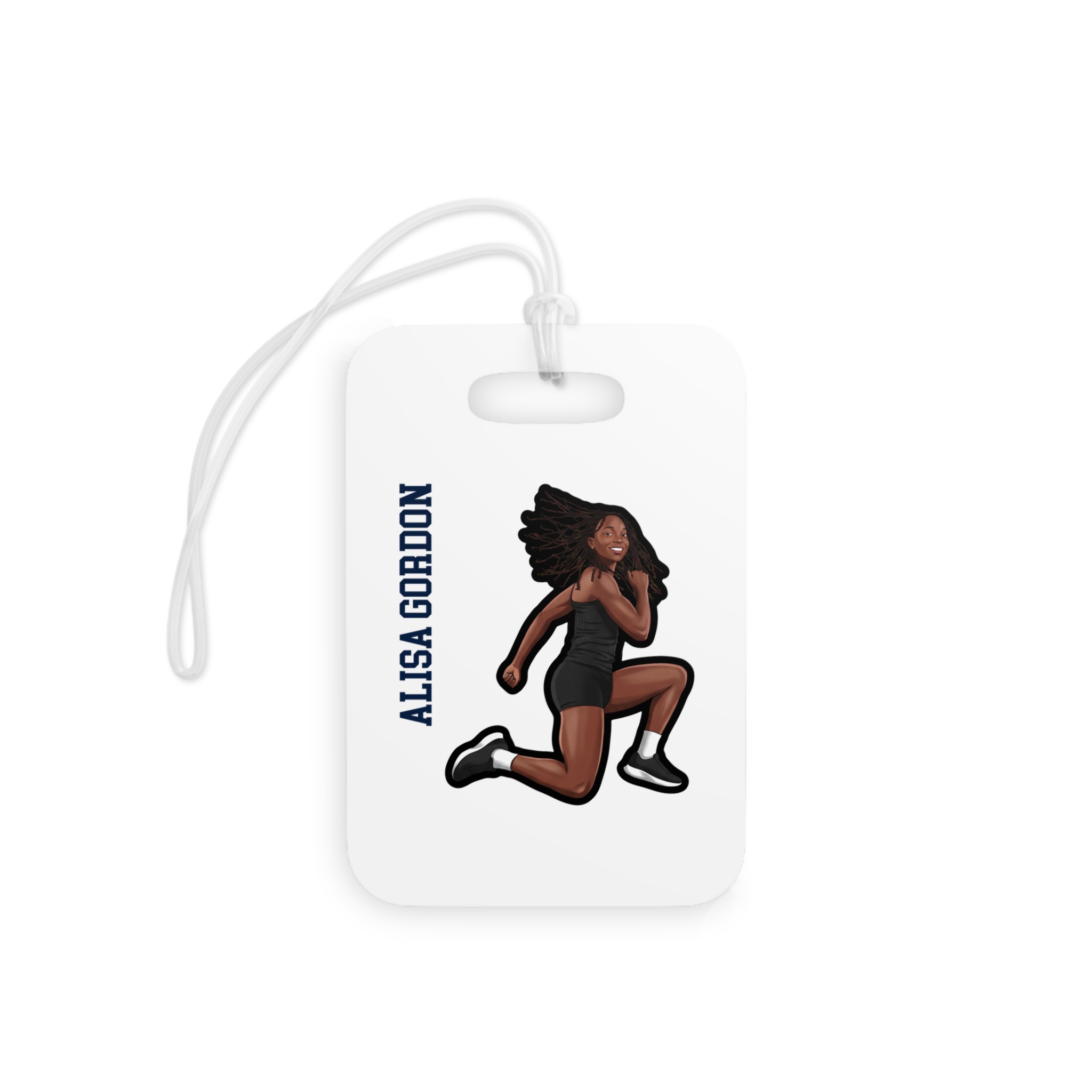 Bag Tag — character_name_vertical in Classic