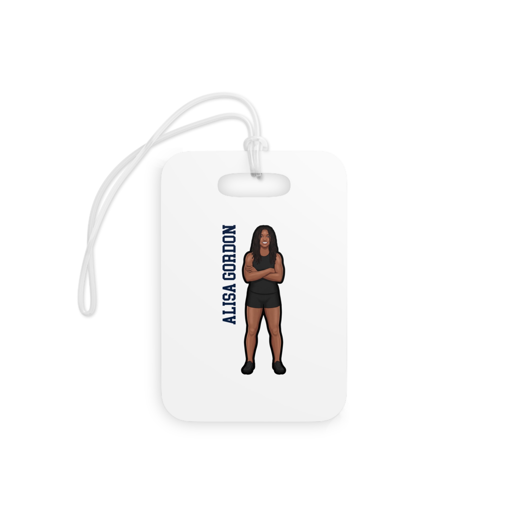 Bag Tag — character_name_vertical in Classic