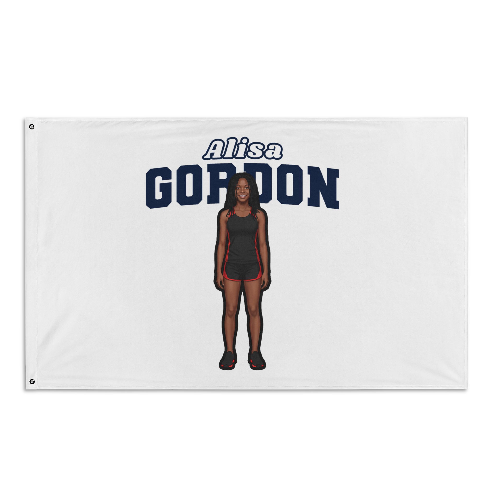 Flag (35 × 56 in) — character_name_arch in Classic