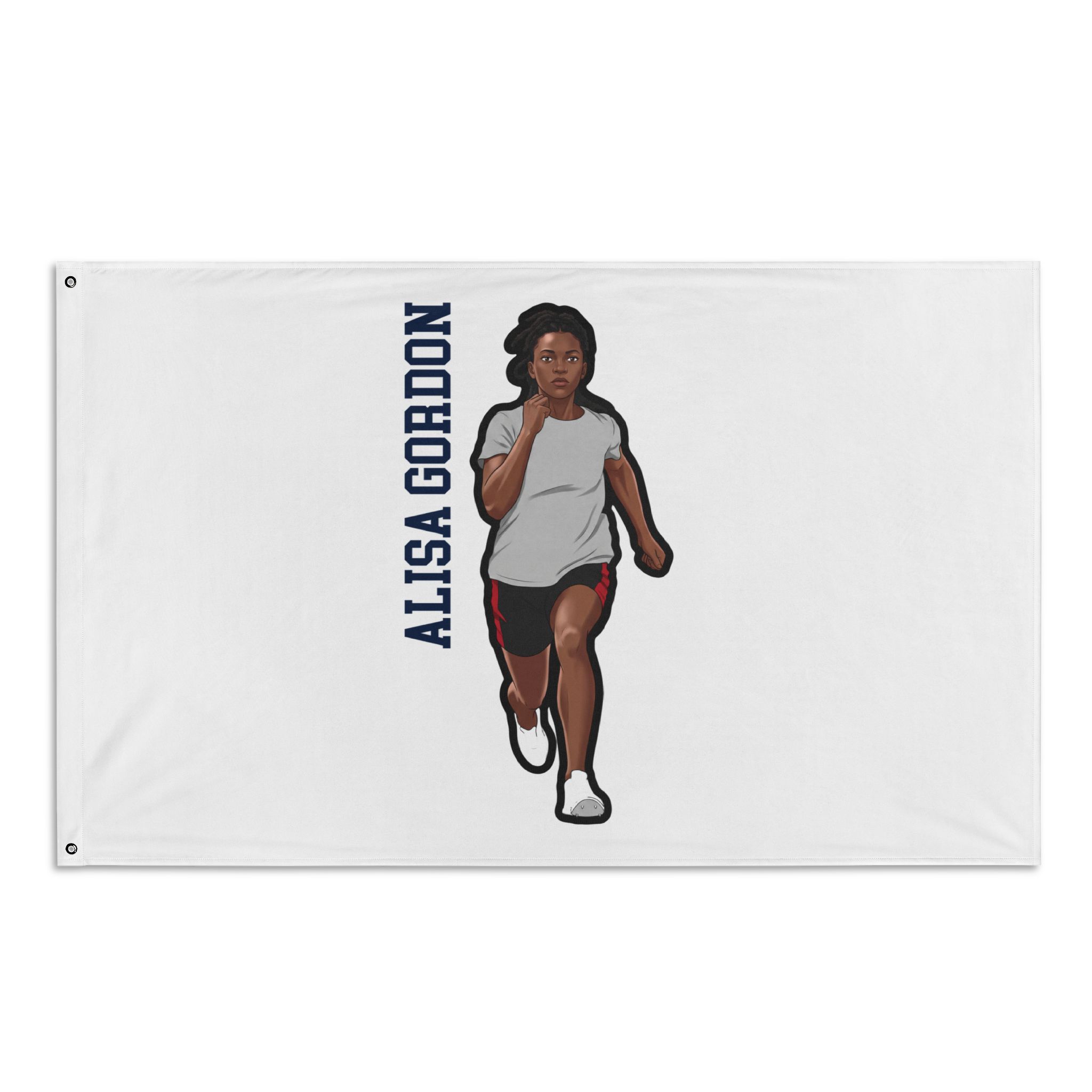 Flag (35 × 56 in) — character_name_vertical in Classic