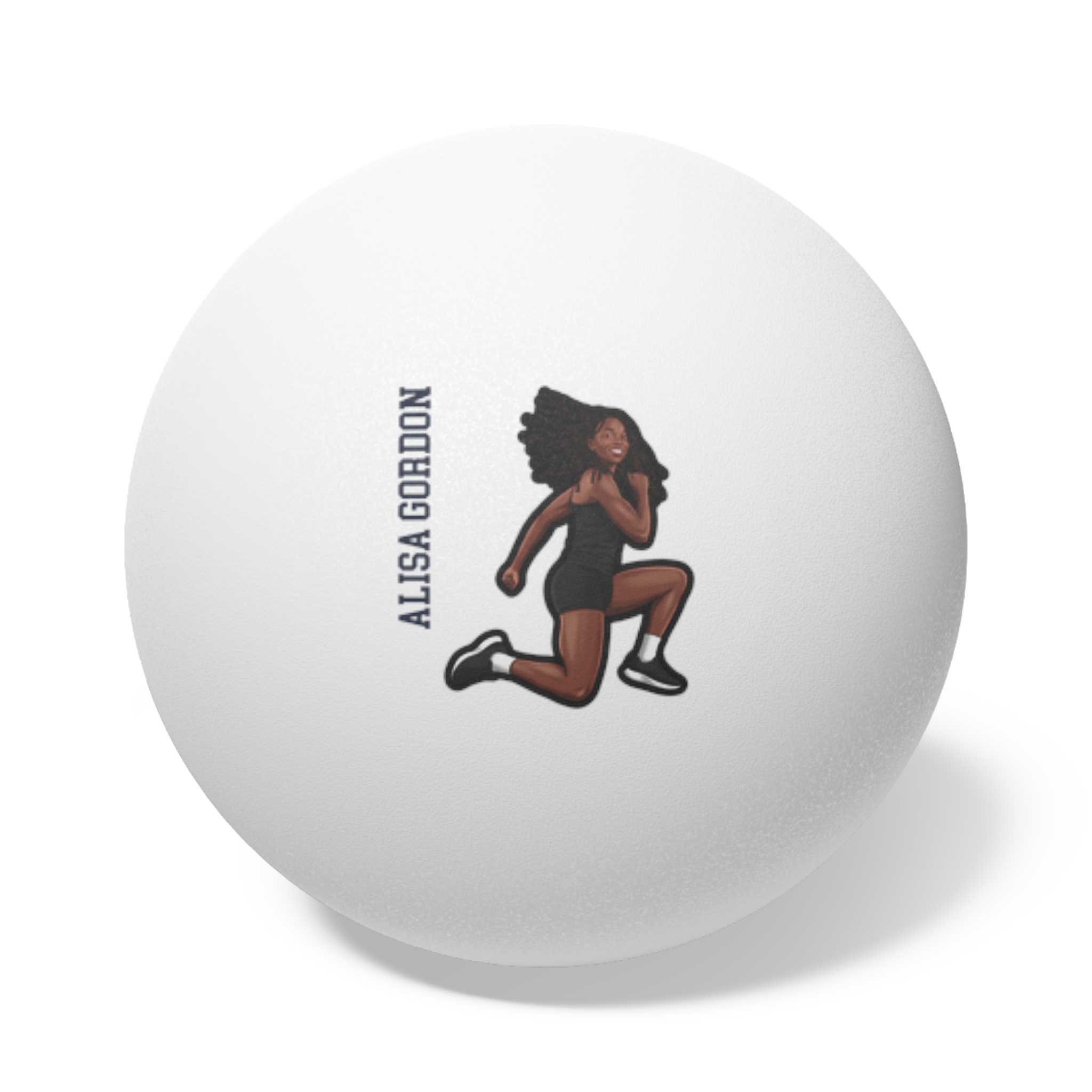 Ping Pong Balls, 6 pcs — character_name_vertical in White