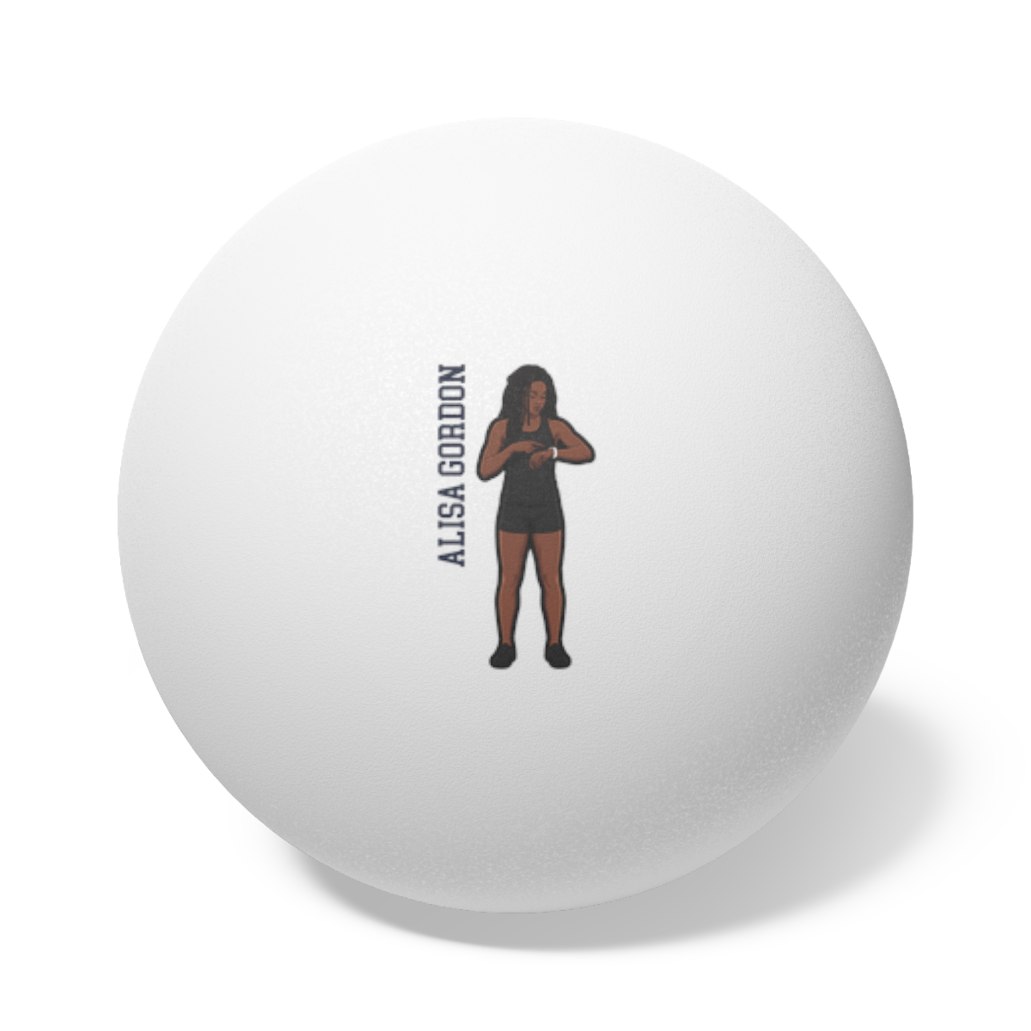 Ping Pong Balls, 6 pcs — character_name_vertical in White