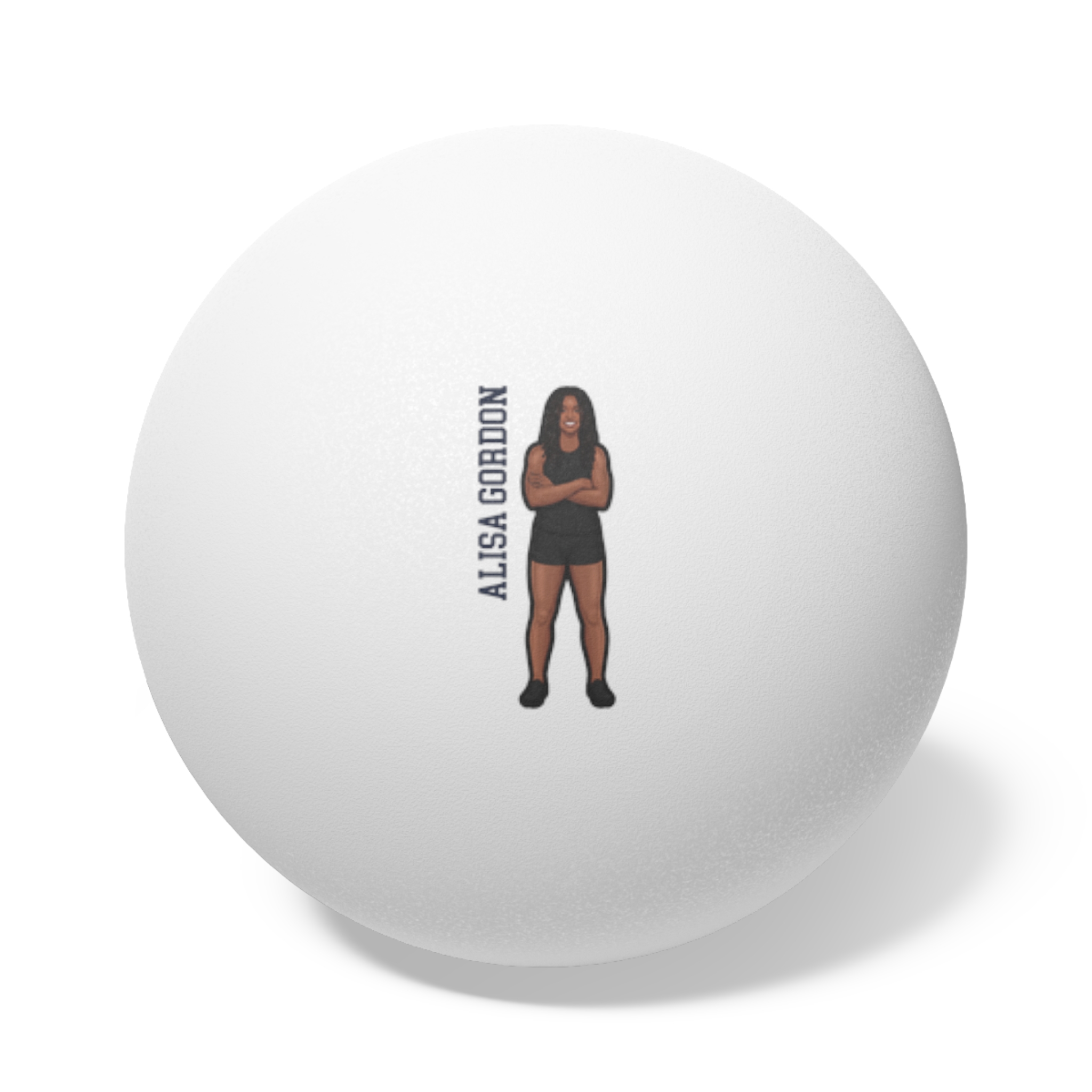 Ping Pong Balls, 6 pcs — character_name_vertical in White