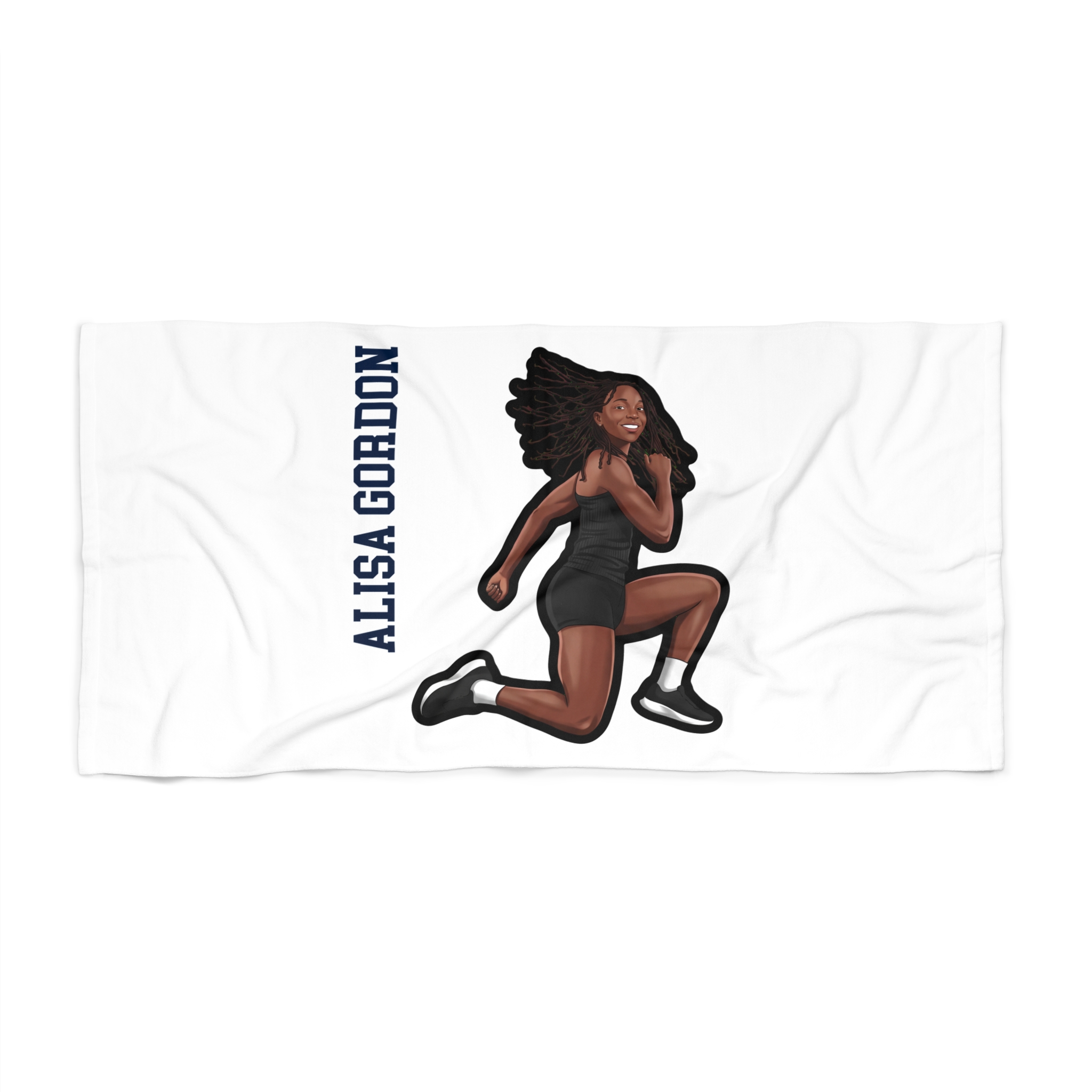 Beach Towel — character_name_vertical in Classic