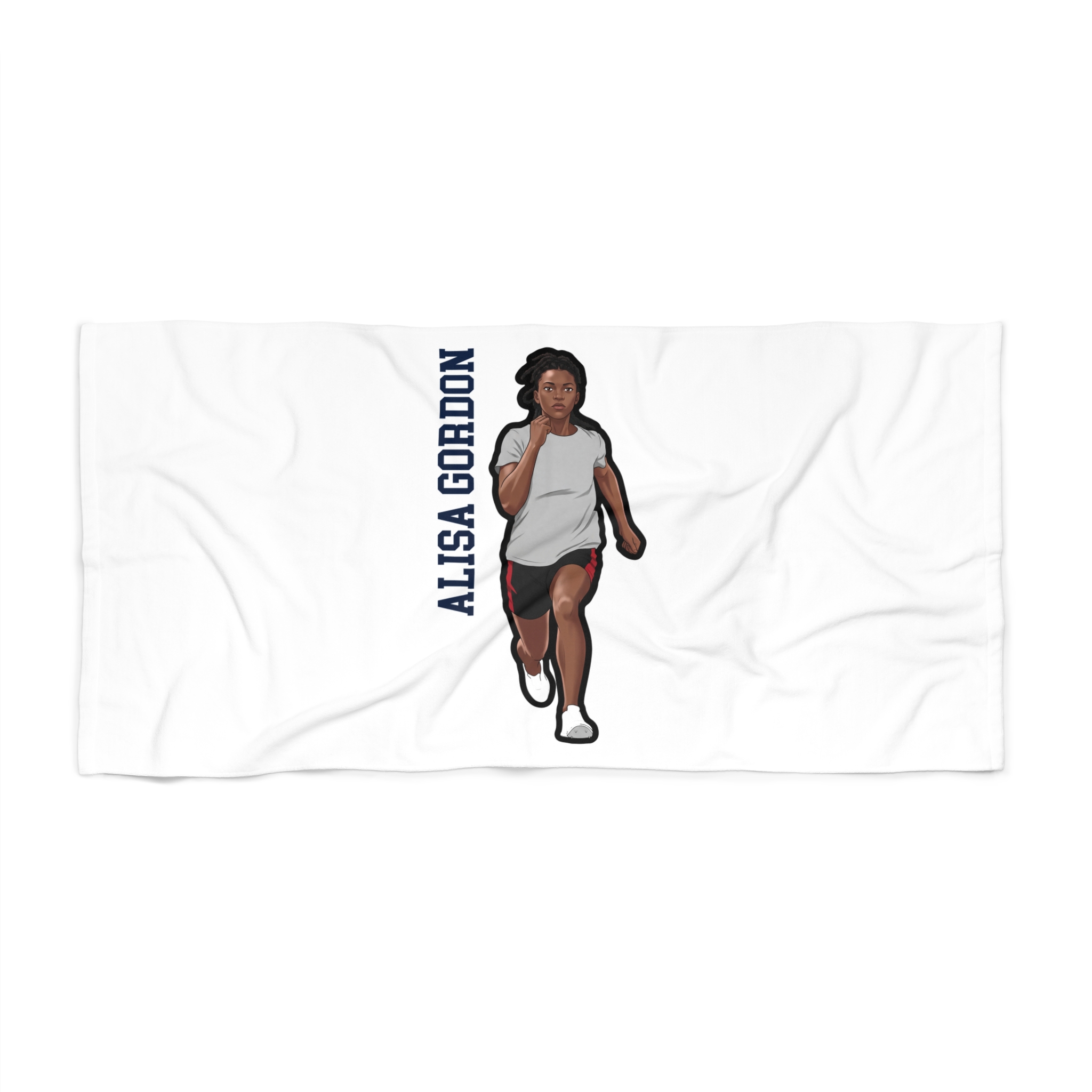 Beach Towel — character_name_vertical in Classic
