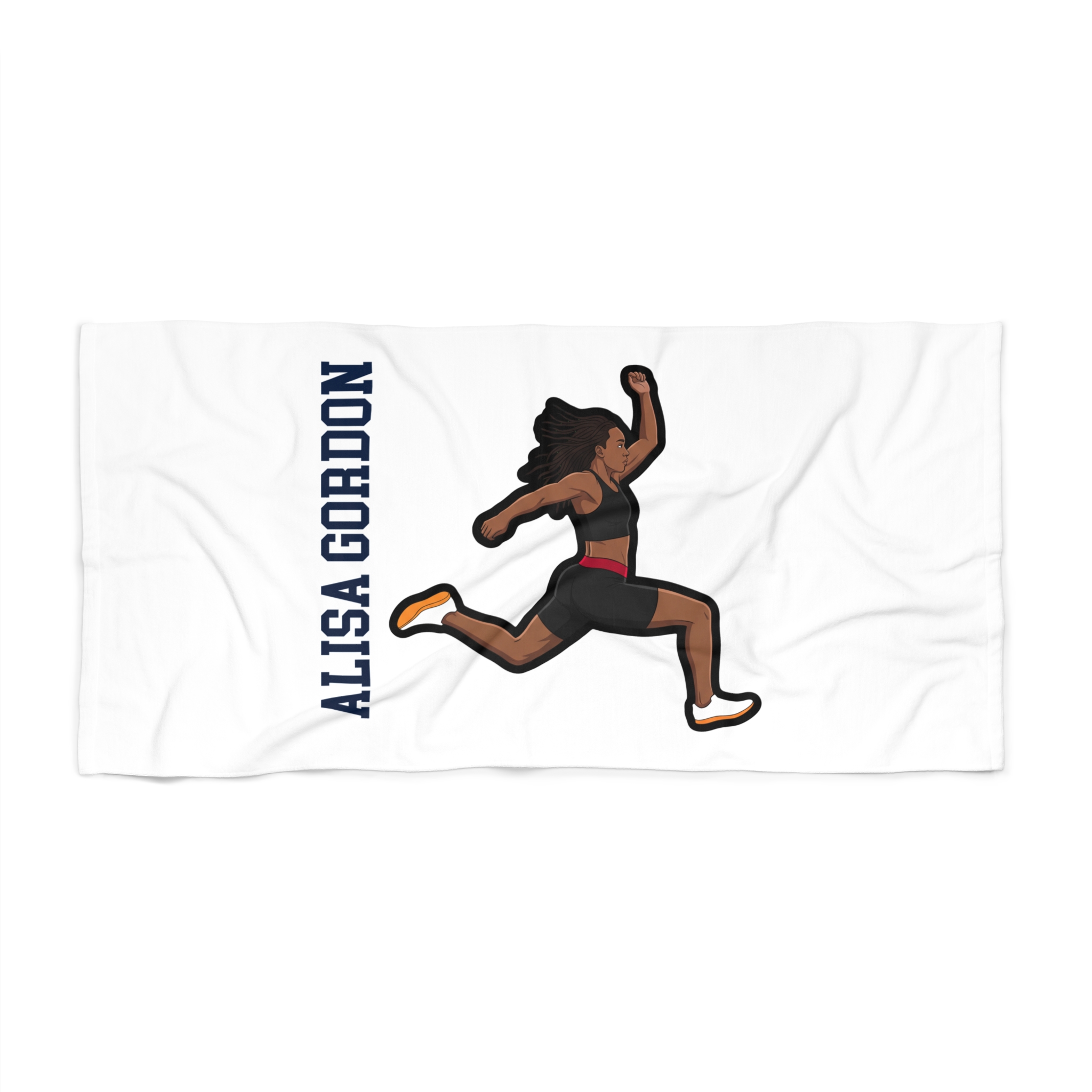 Beach Towel — character_name_vertical in Classic