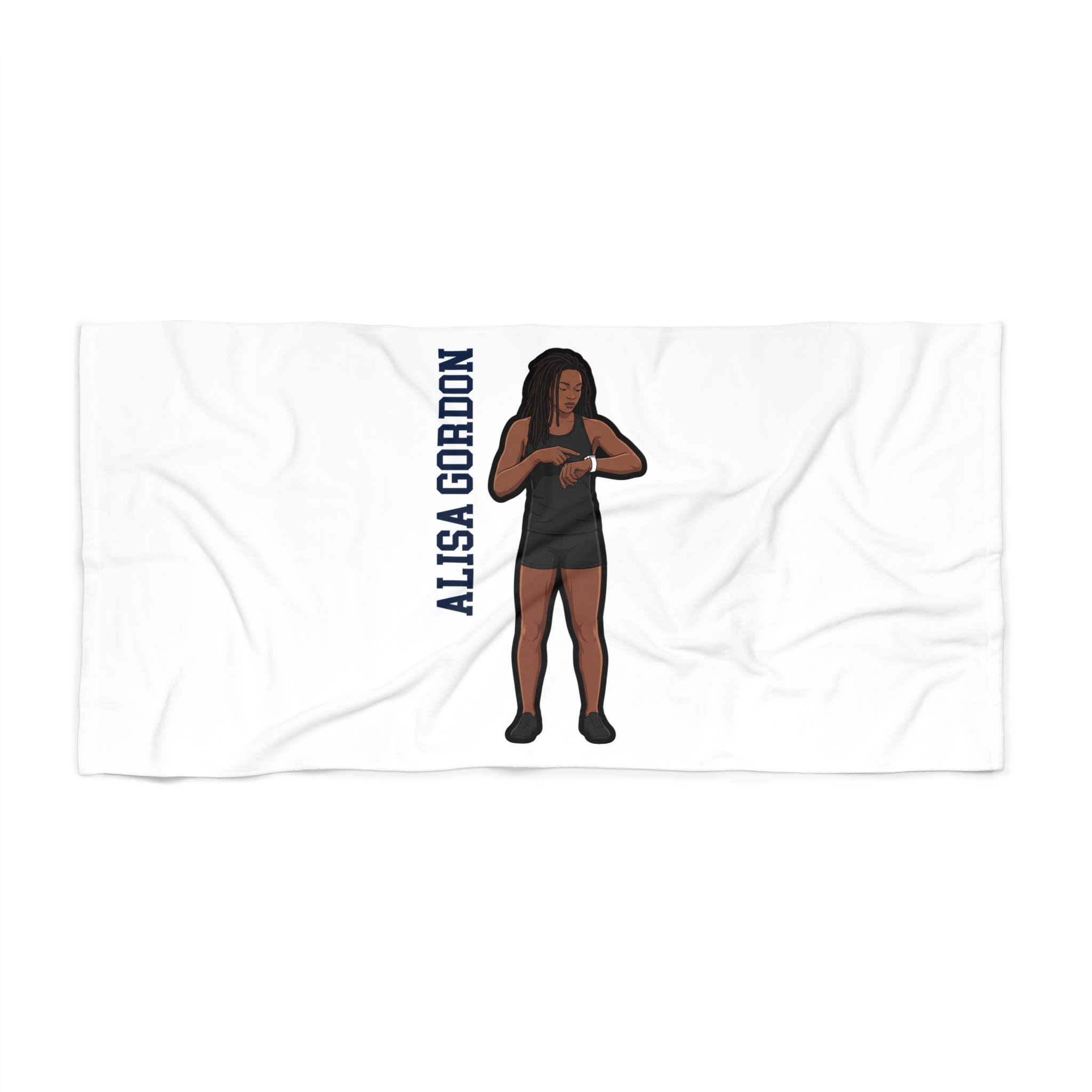 Beach Towel — character_name_vertical in Classic