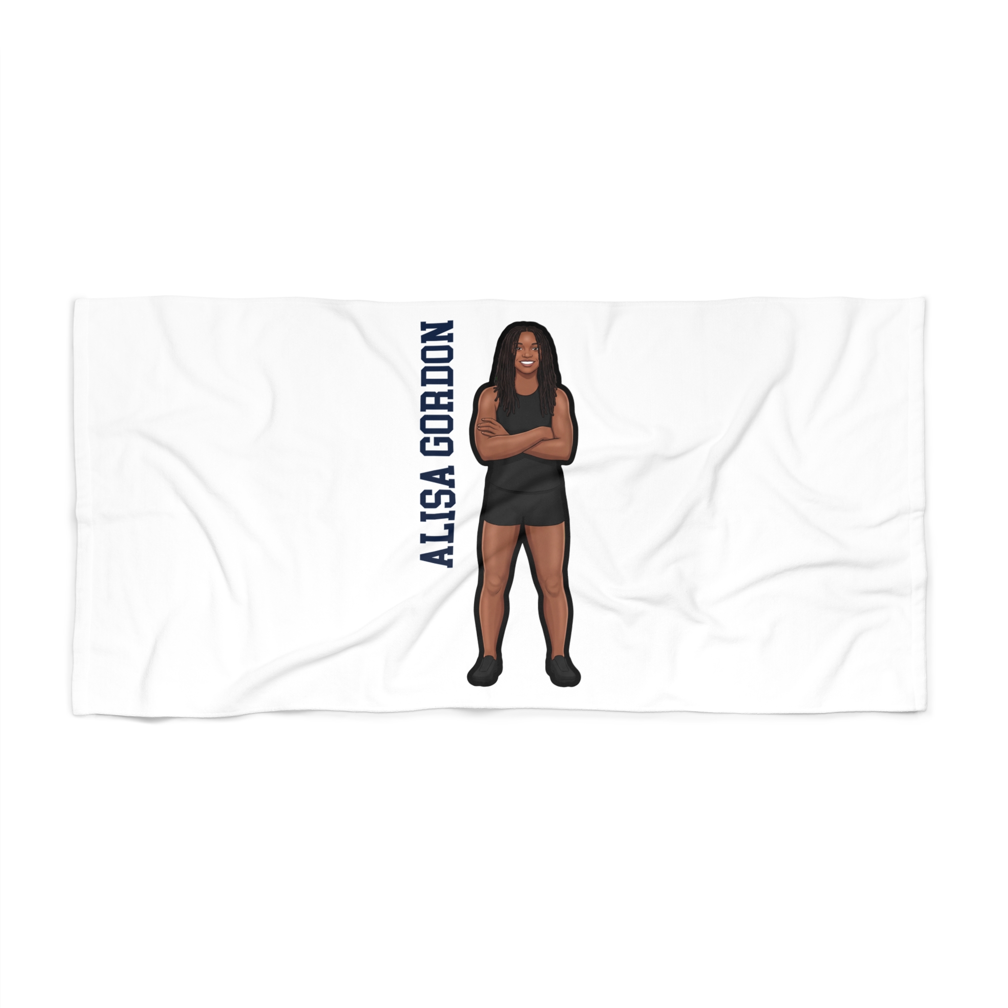Beach Towel — character_name_vertical in Classic