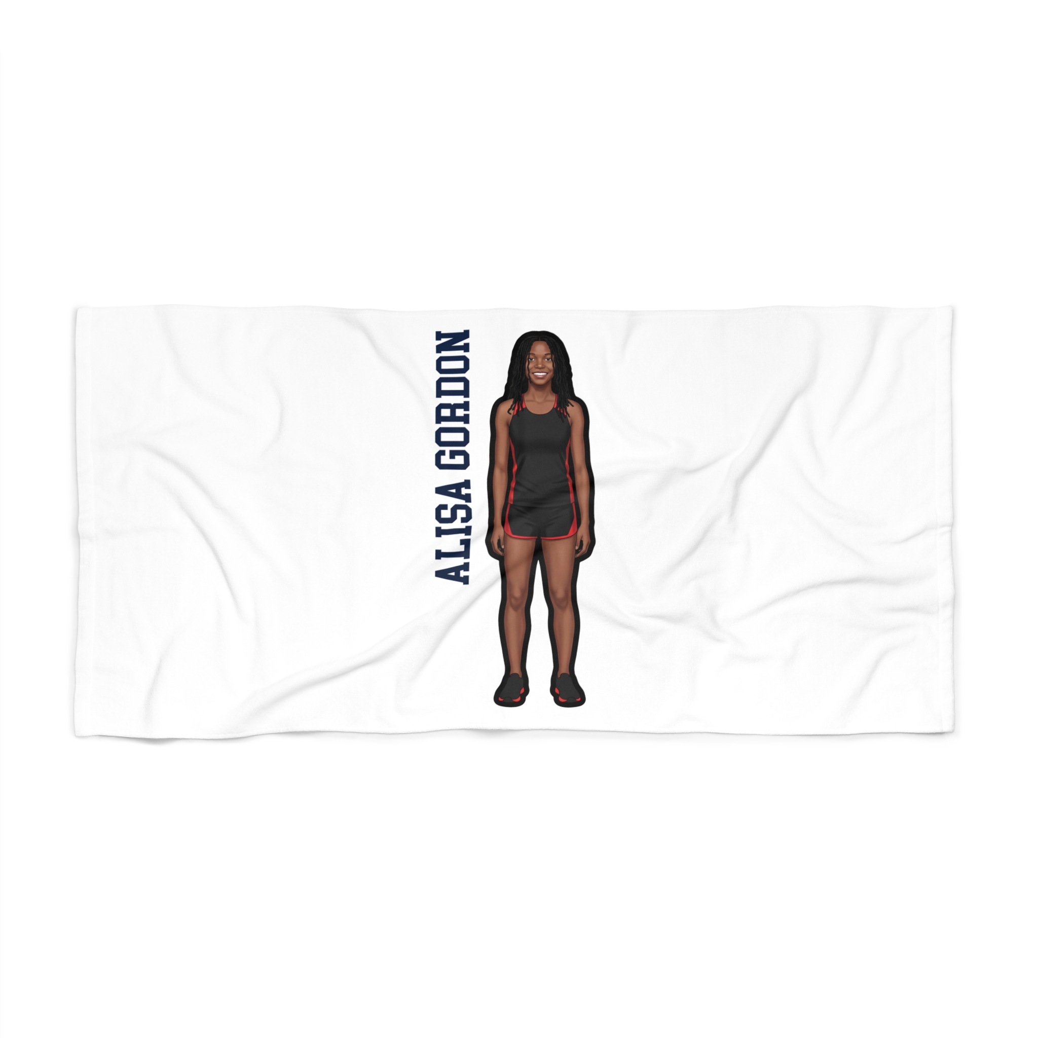 Beach Towel — character_name_vertical in Classic