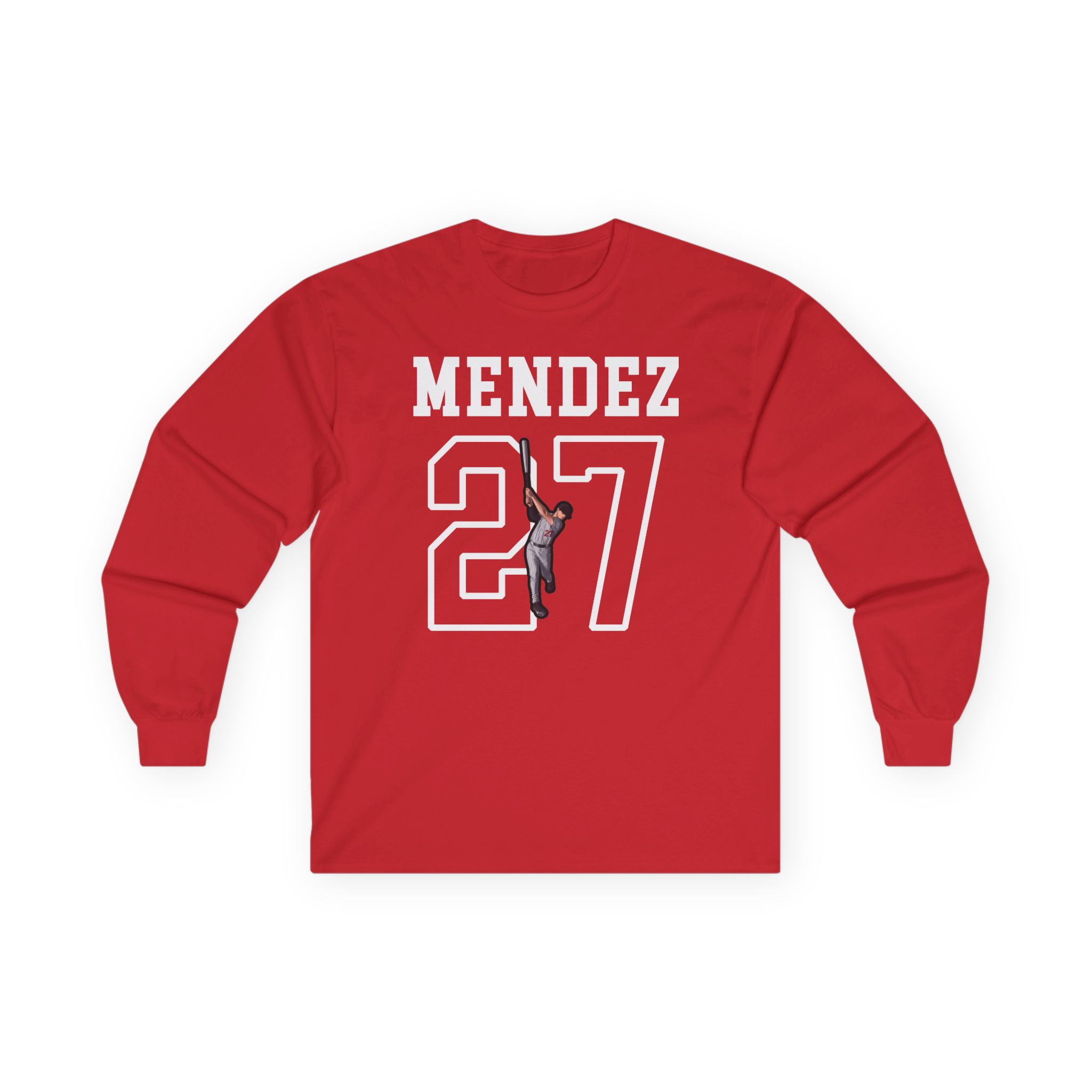 Long Sleeve Tee — character_shirsey in Red