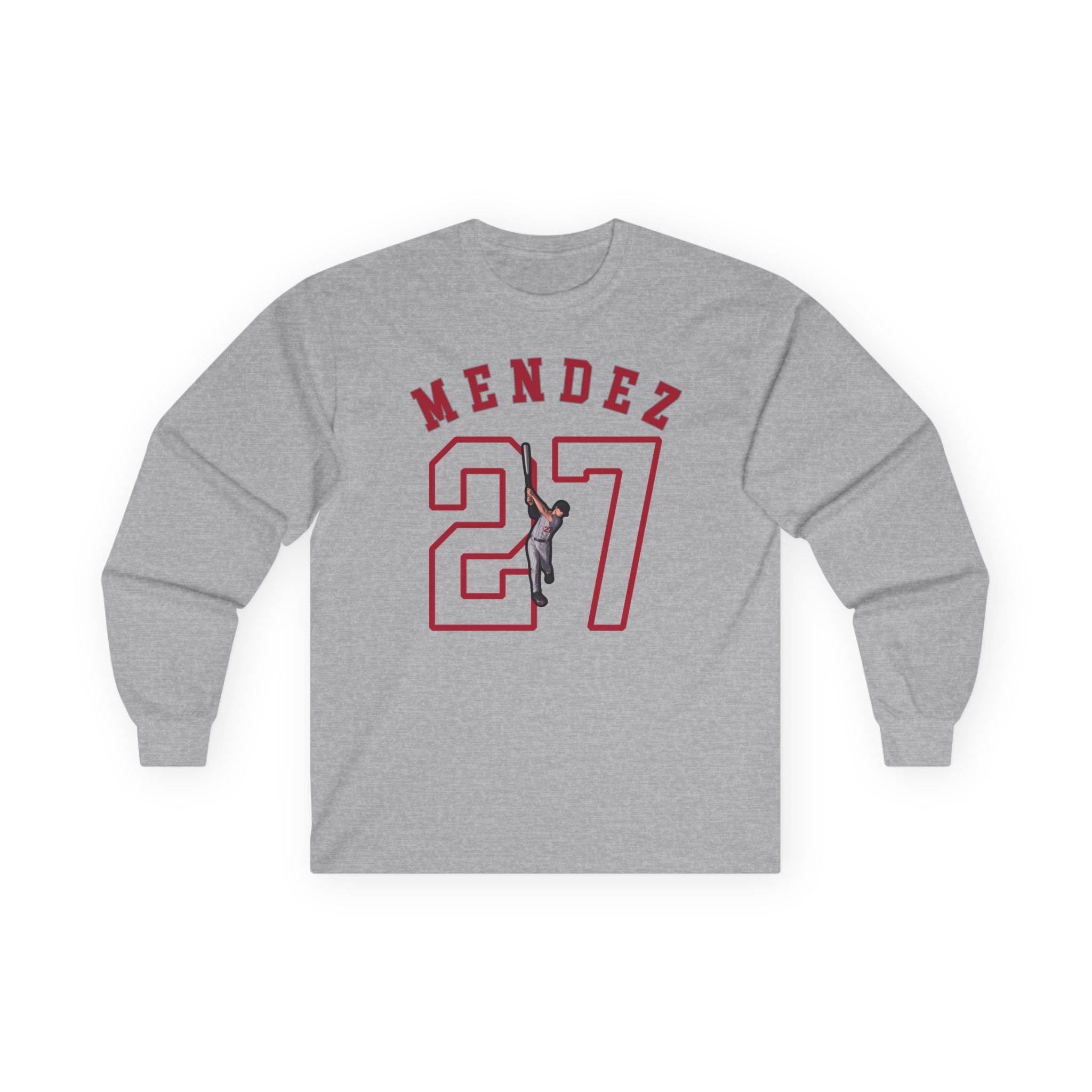 Long Sleeve Tee — character_shirsey_arch in Grey