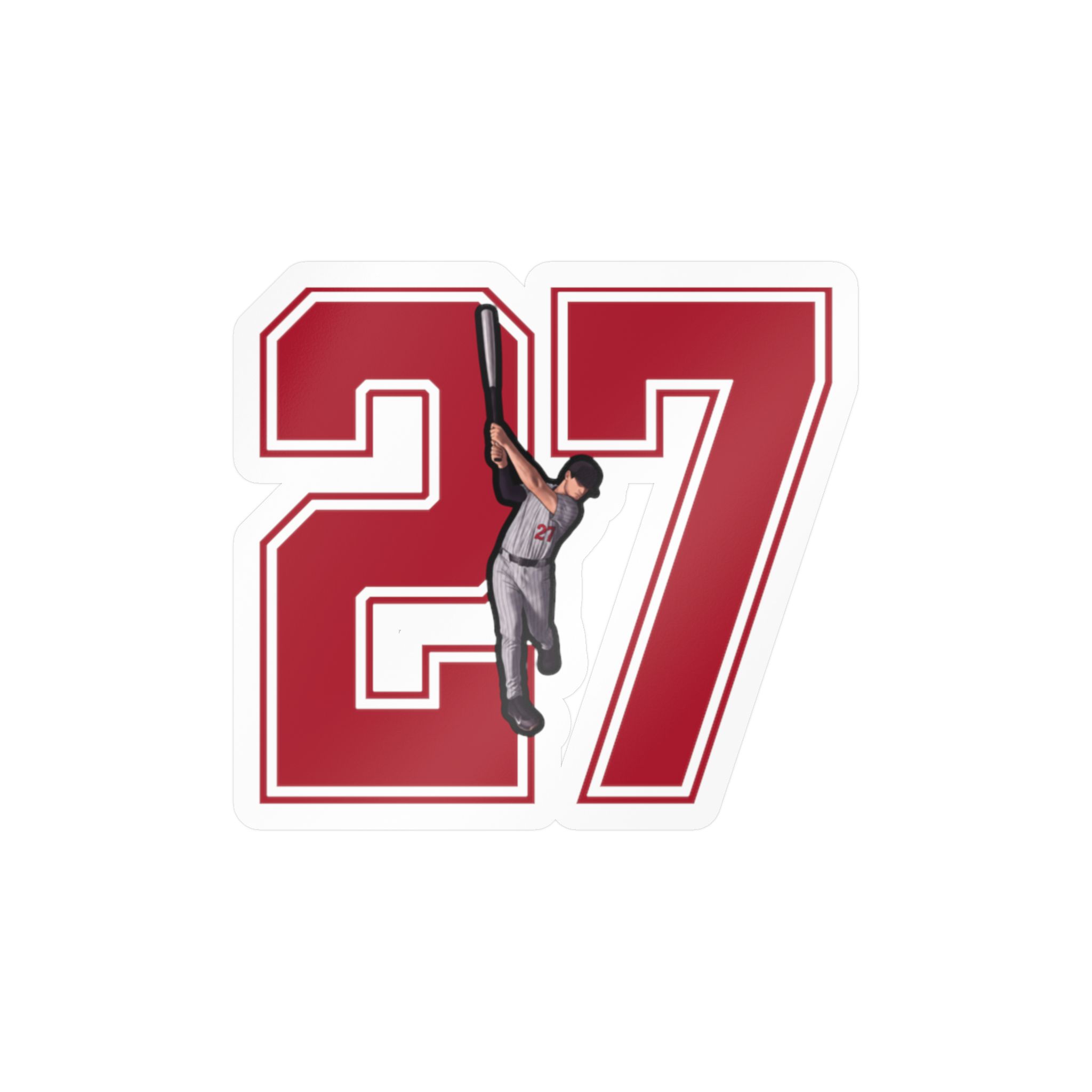 Vinyl Sticker — character_number in Classic