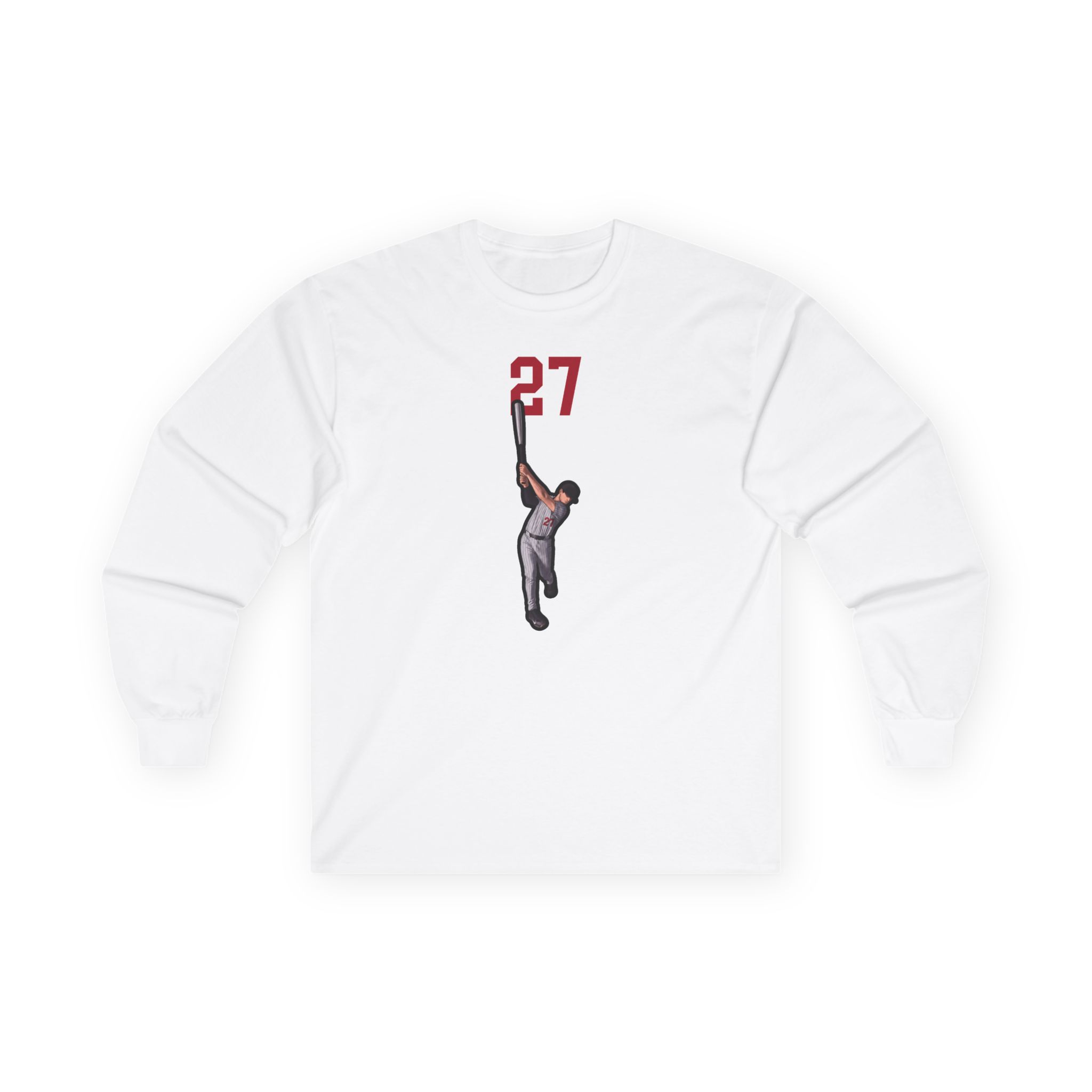 Long Sleeve Tee — character_number_top in White