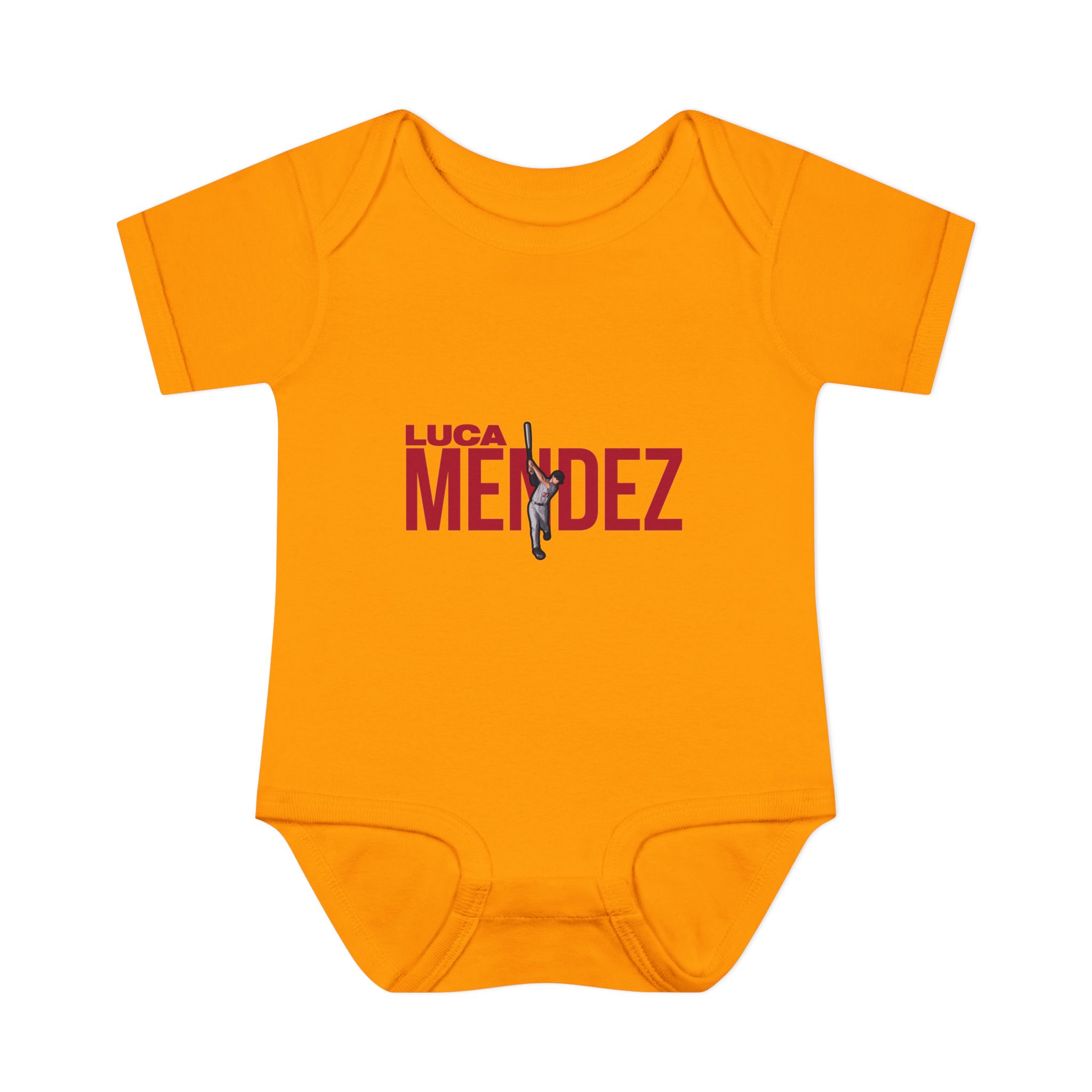 Baby Onesie — character_player_name in Gold
