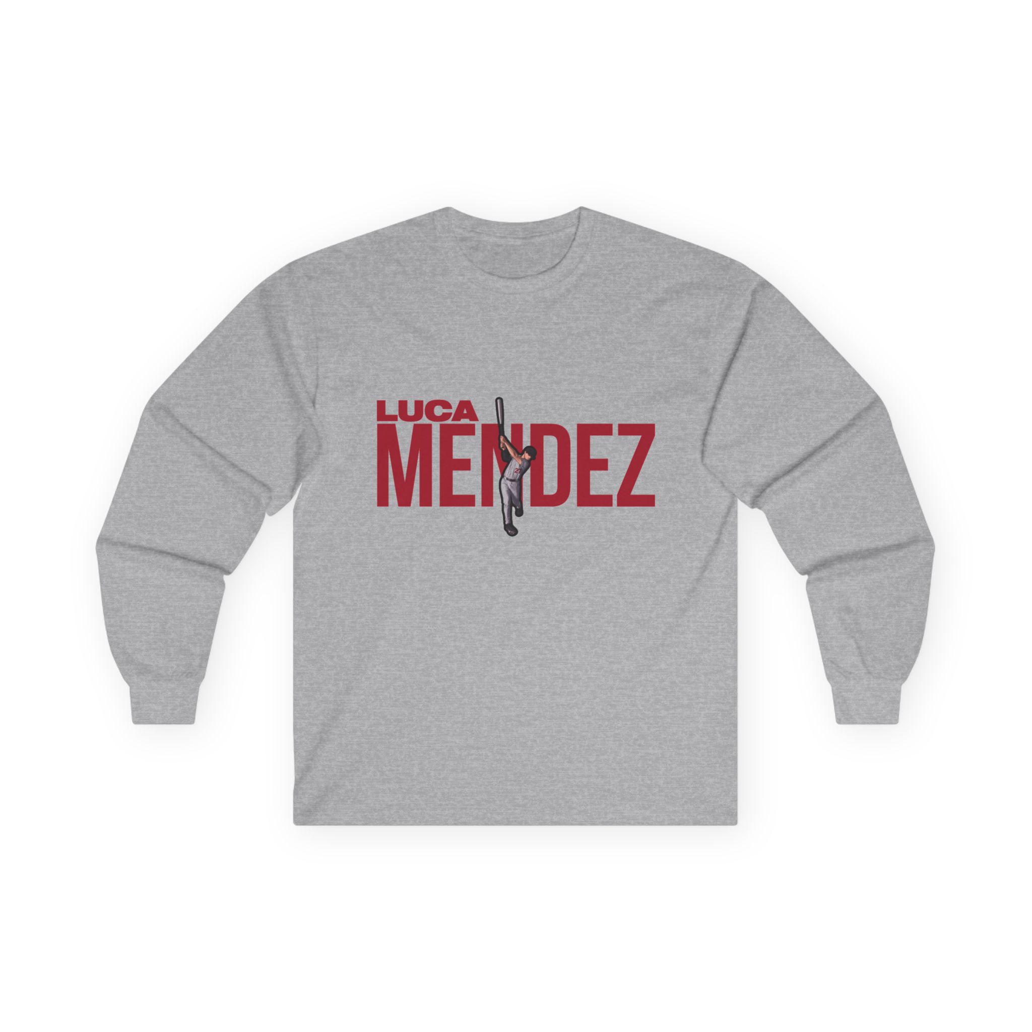 Long Sleeve Tee — character_player_name in Grey