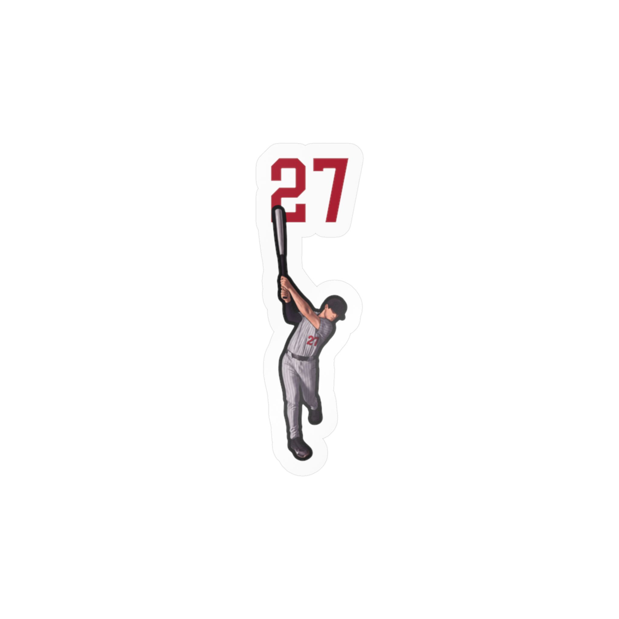 Vinyl Sticker — character_number_top in Classic