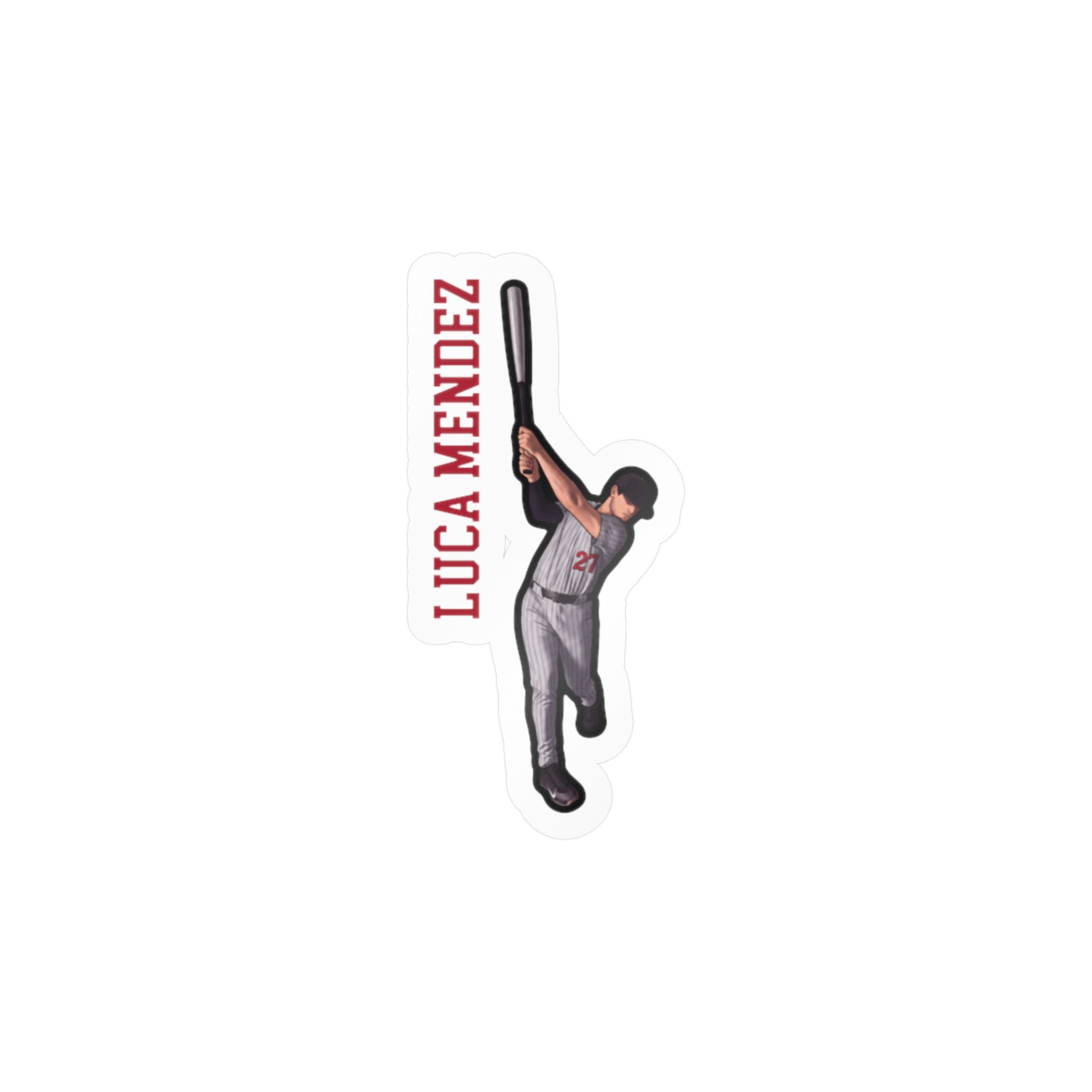 Vinyl Sticker — character_name_vertical in Classic