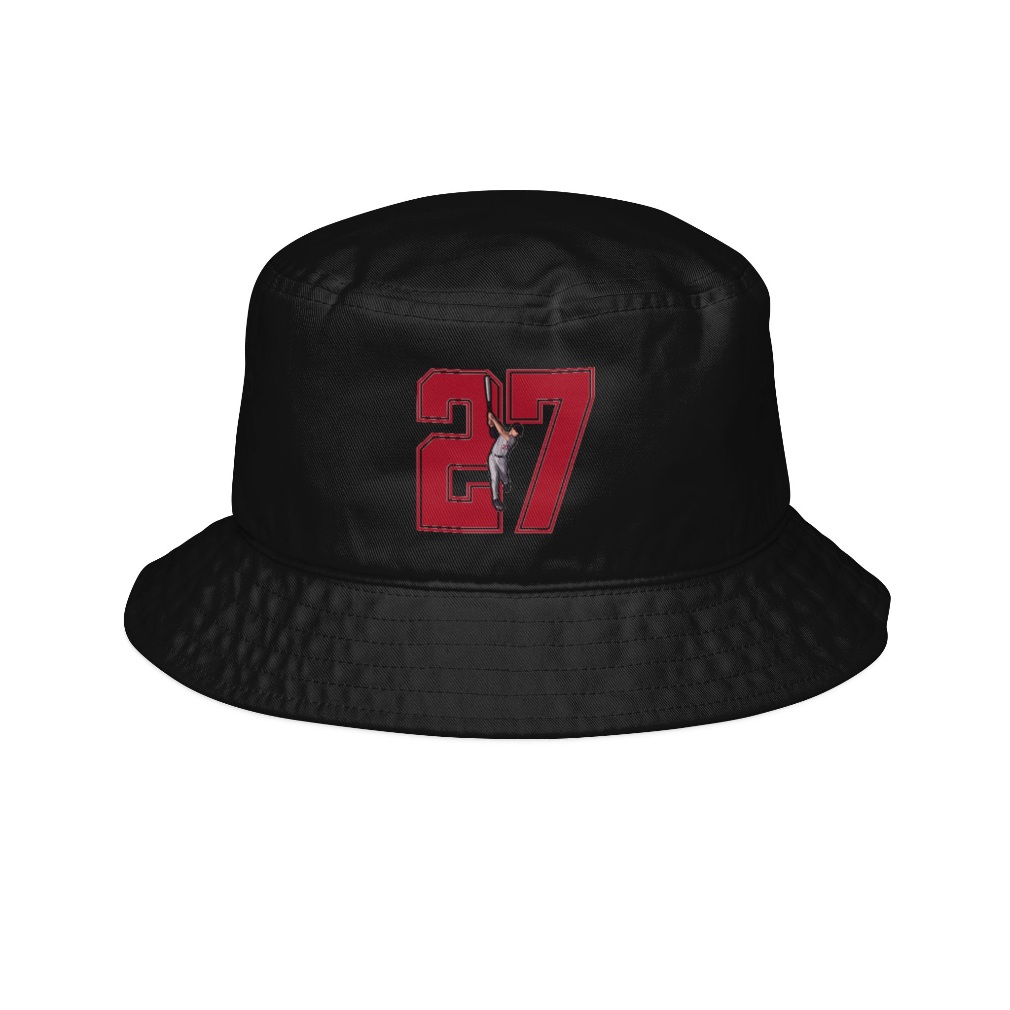 Bucket Hat — character_number in Black