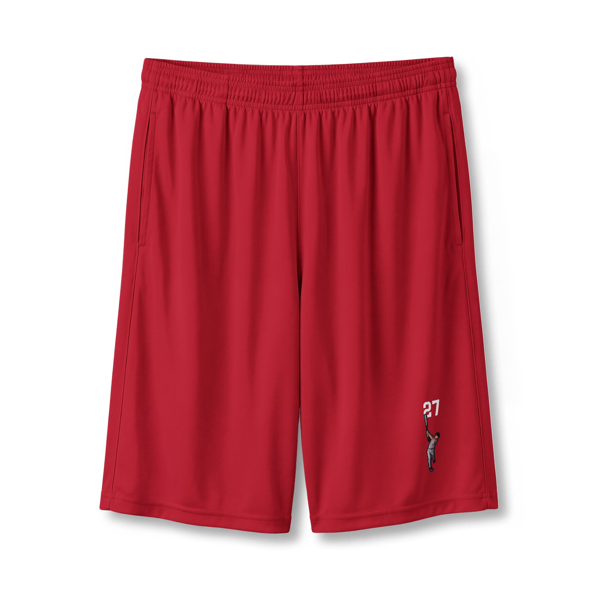 Shorts — character_number_top in Red
