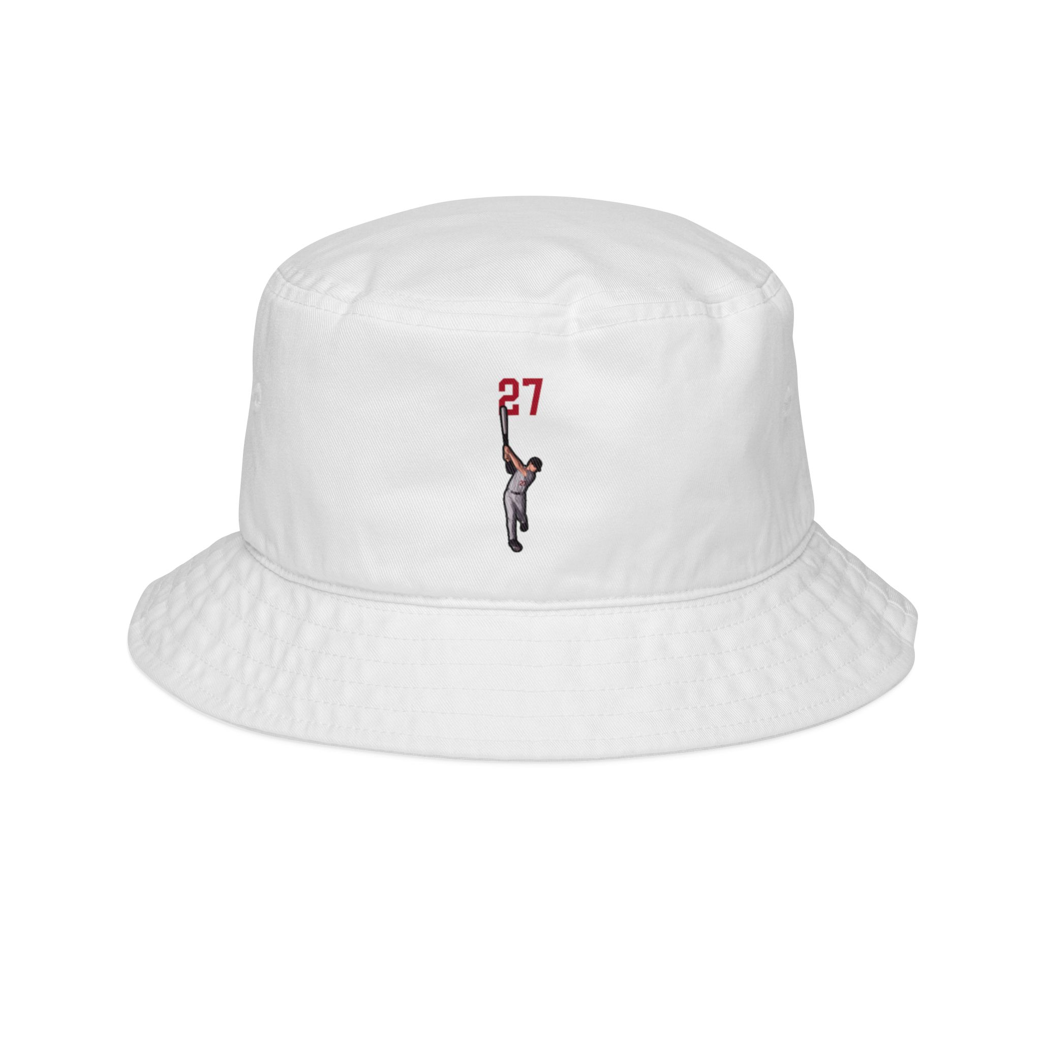 Bucket Hat — character_number_top in White