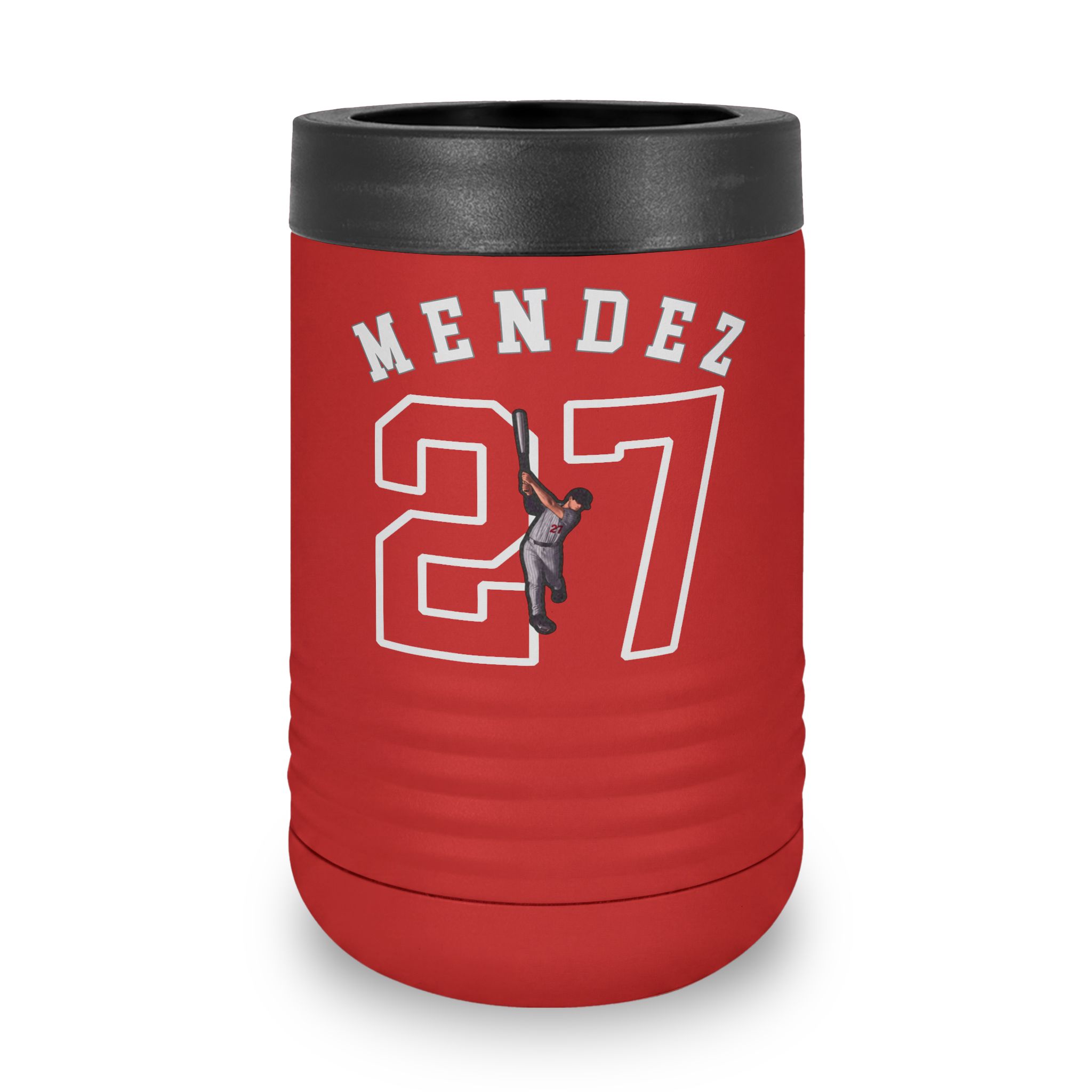 Stainless Can Cooler — character_shirsey_arch in Red