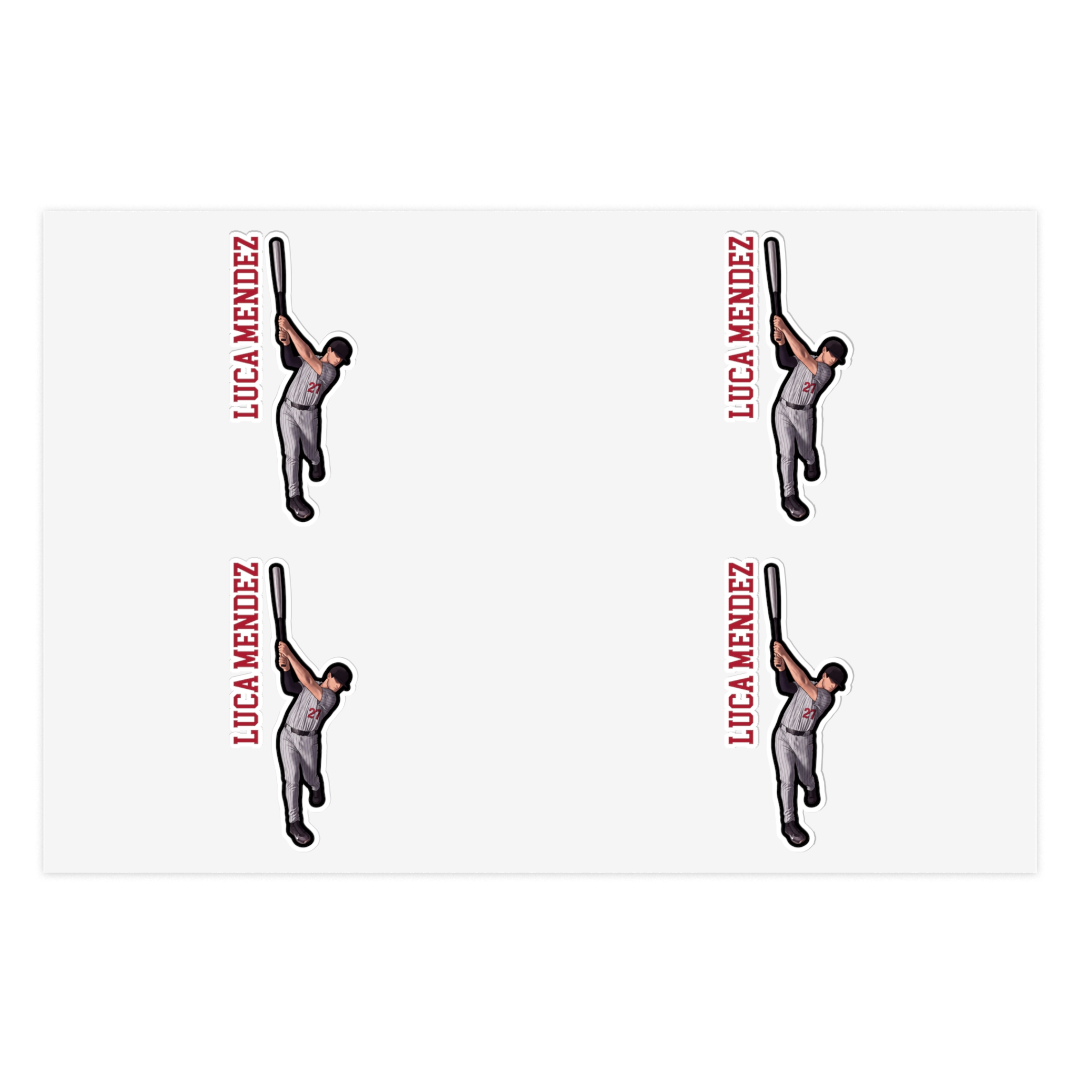Sticker Sheet — character_name_vertical in Classic