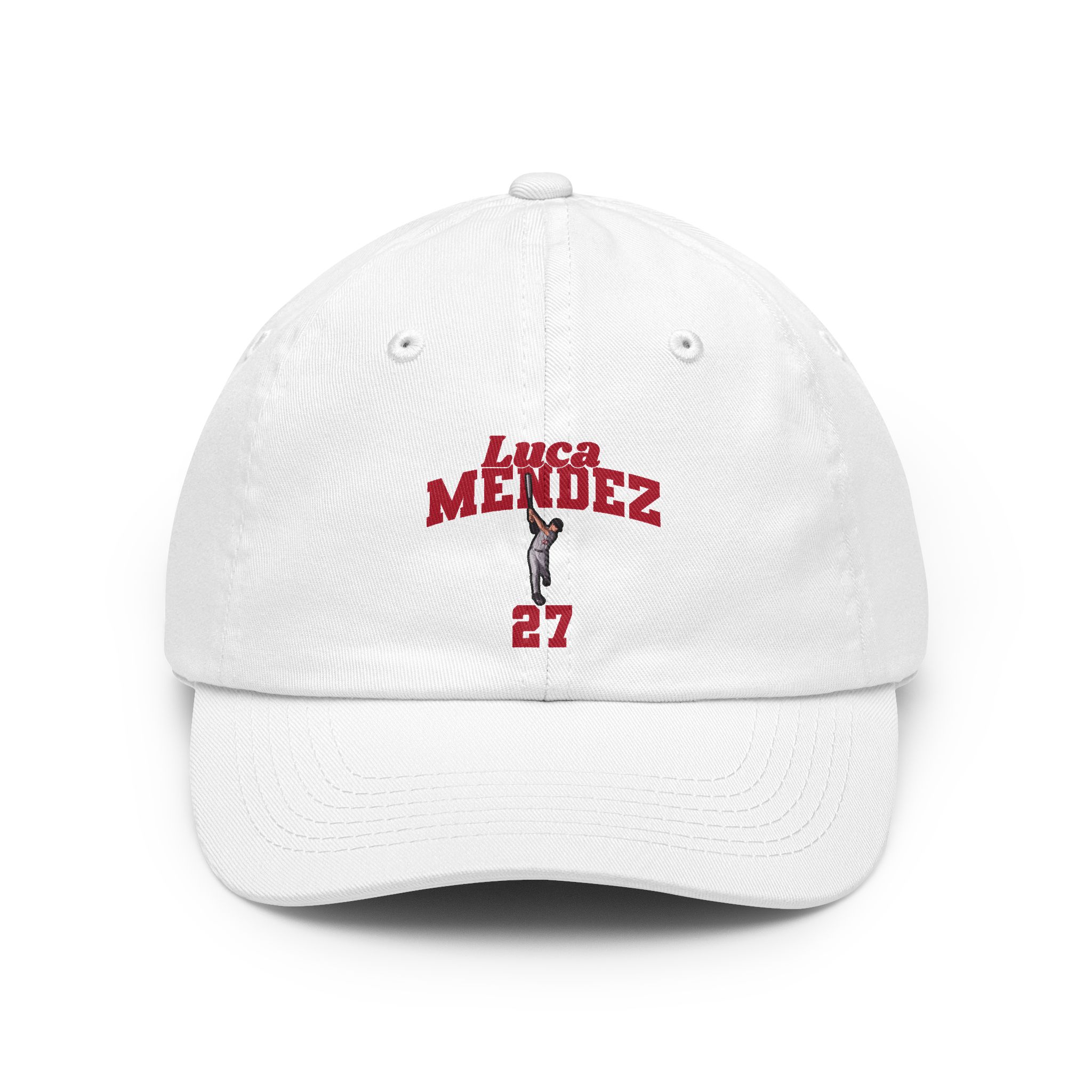 Classic Cap — character_signature_arch in White