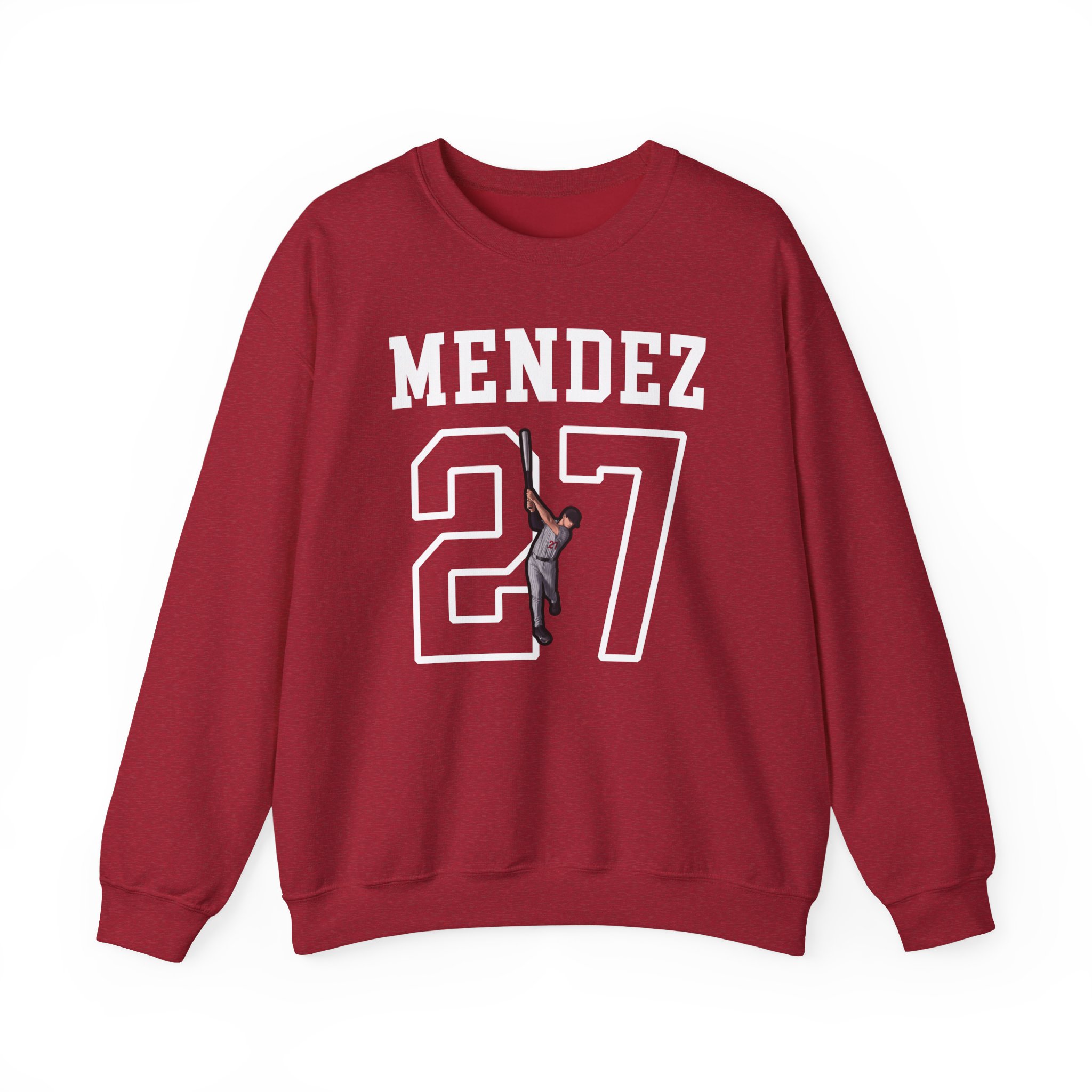 Crewneck Sweatshirt — character_shirsey in Red