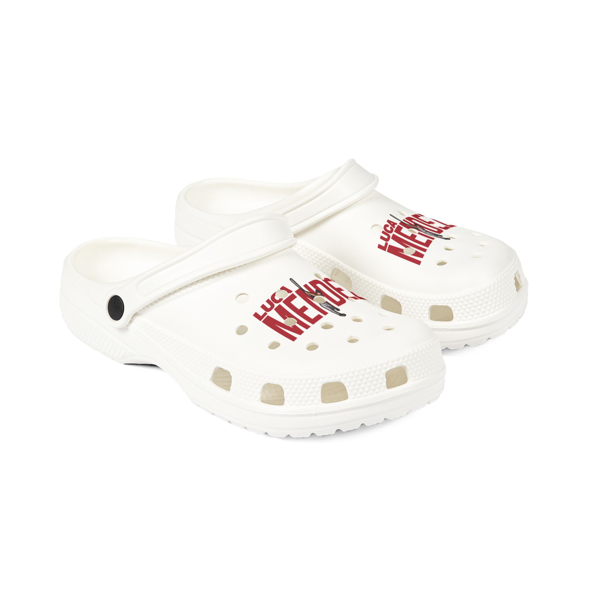 Rubber Clogs — character_player_name in White