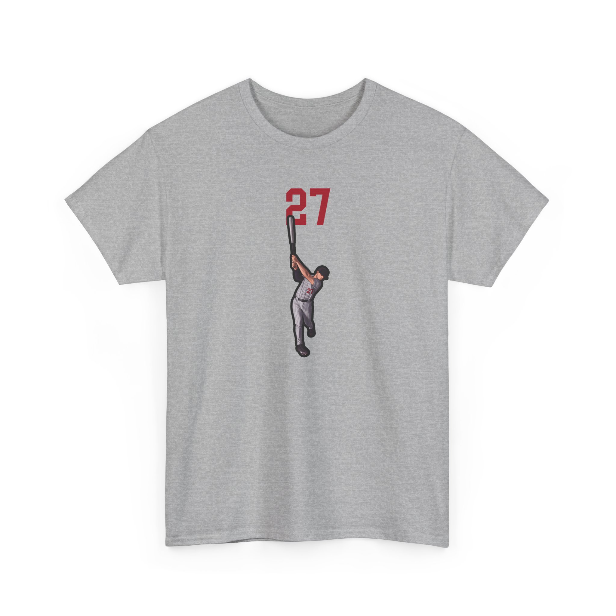 Tee — character_number_top in Grey