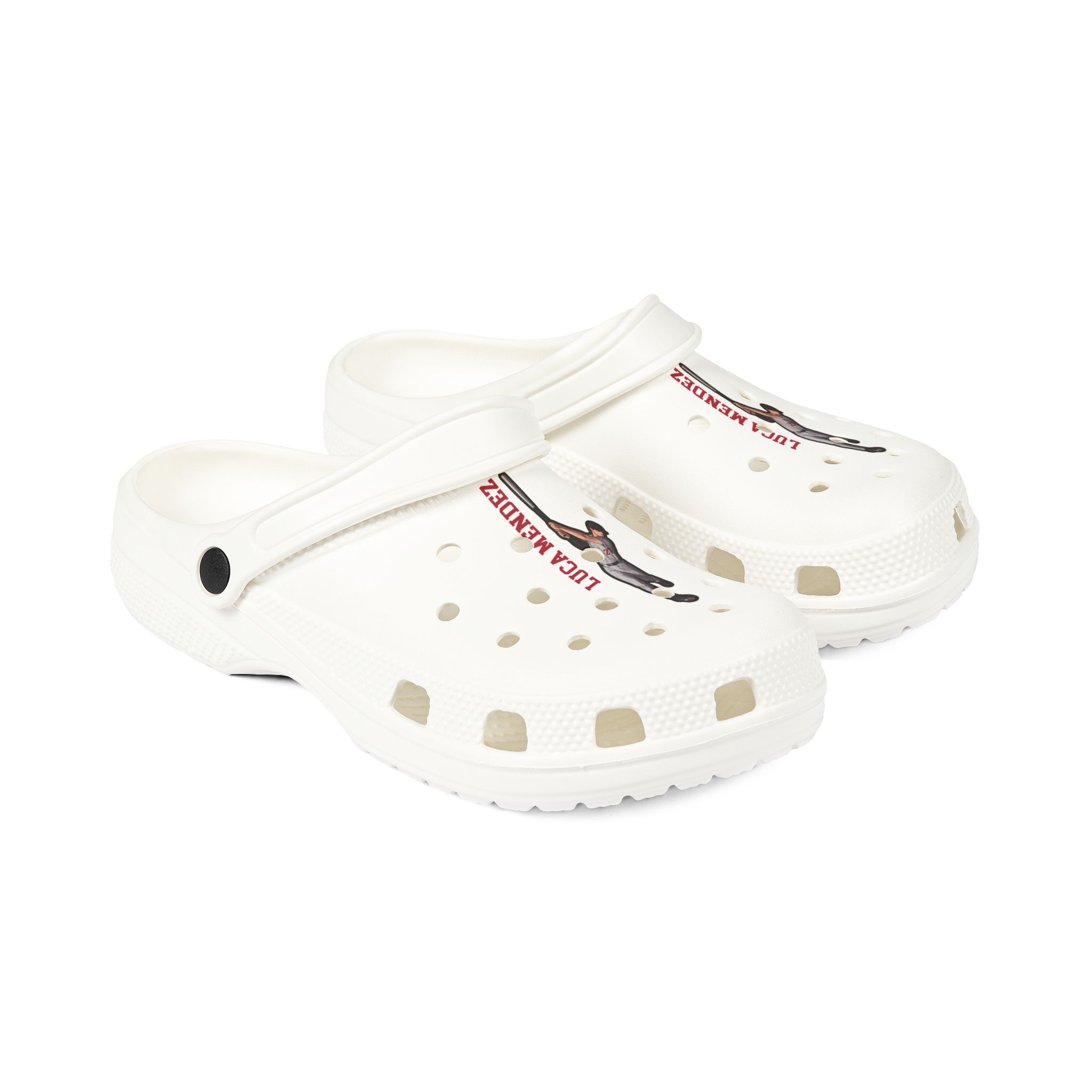 Rubber Clogs — character_name_vertical in White
