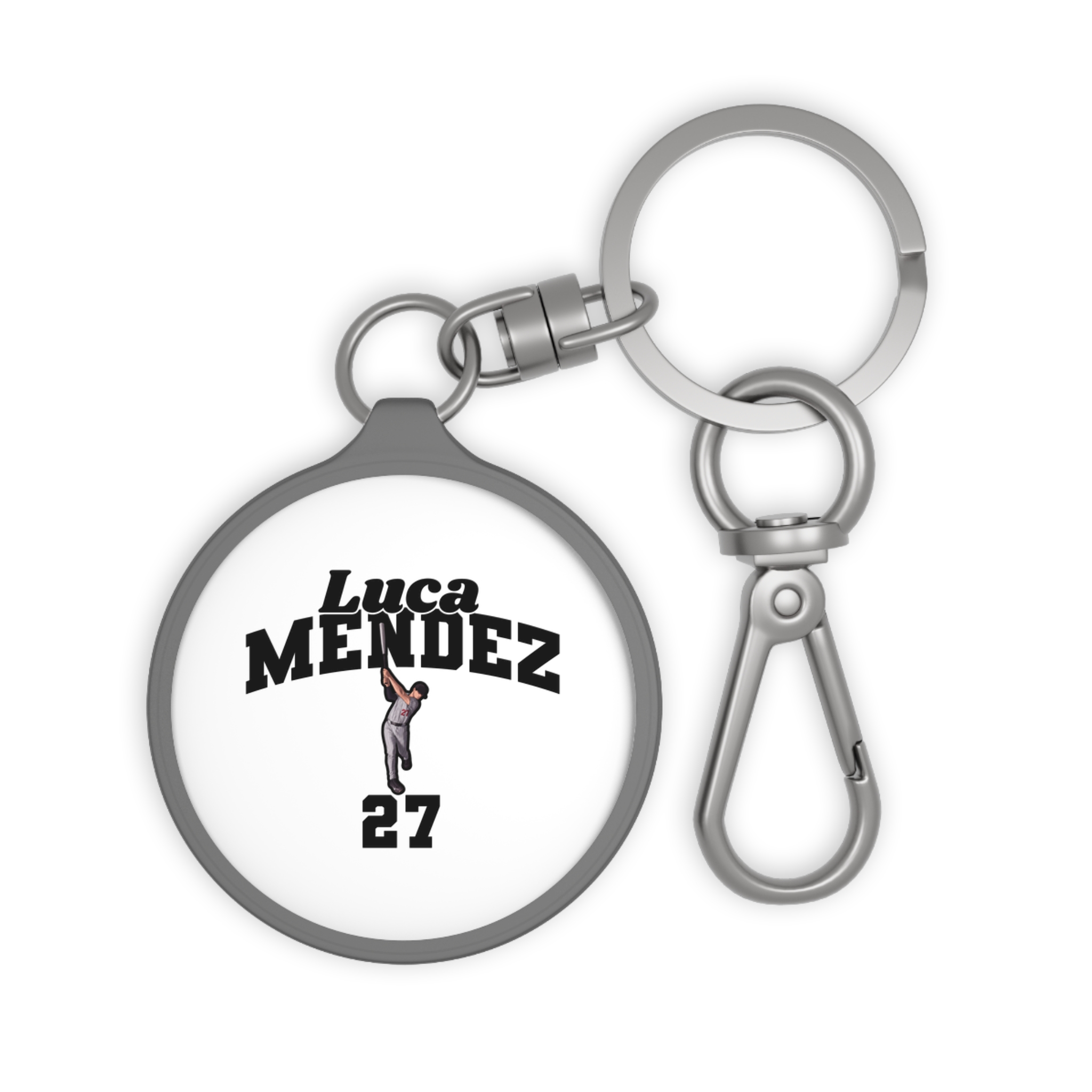 Keychain — character_signature_arch in Grey