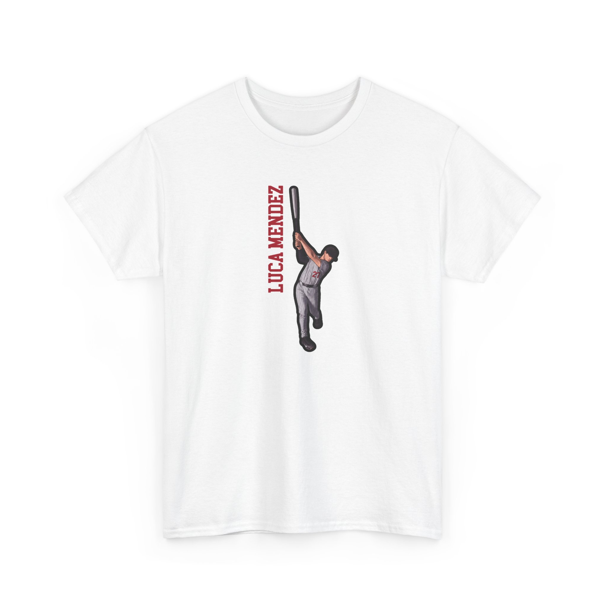 Tee — character_name_vertical in White