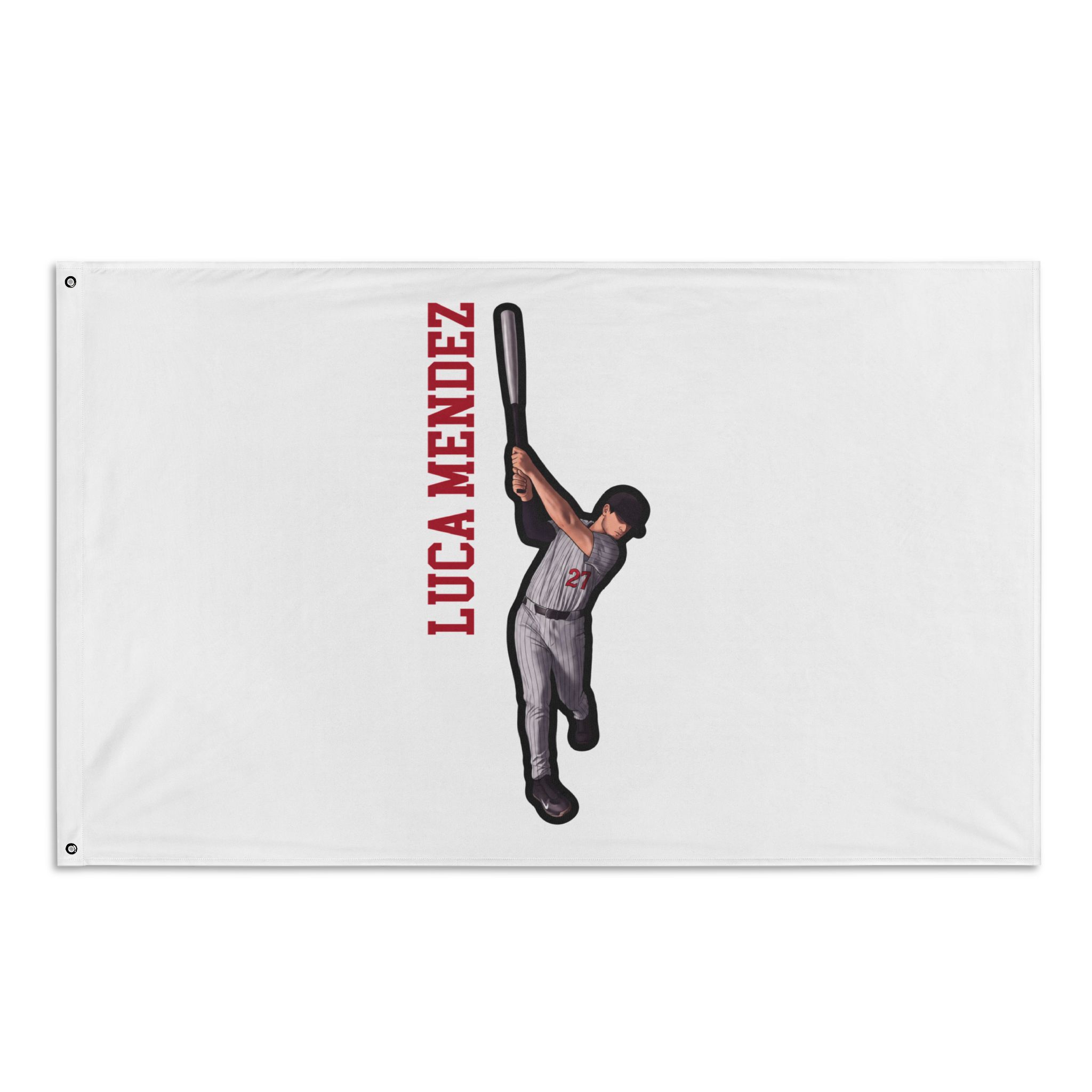 Flag (35 × 56 in) — character_name_vertical in Classic