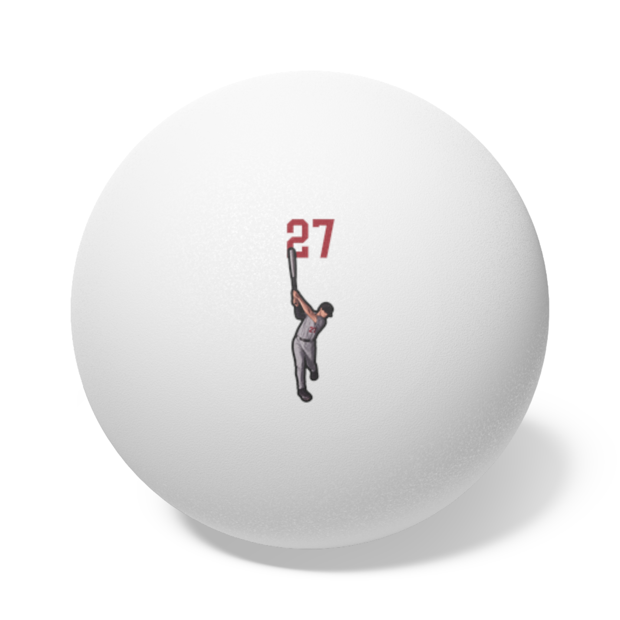 Ping Pong Balls, 6 pcs — character_number_top in White