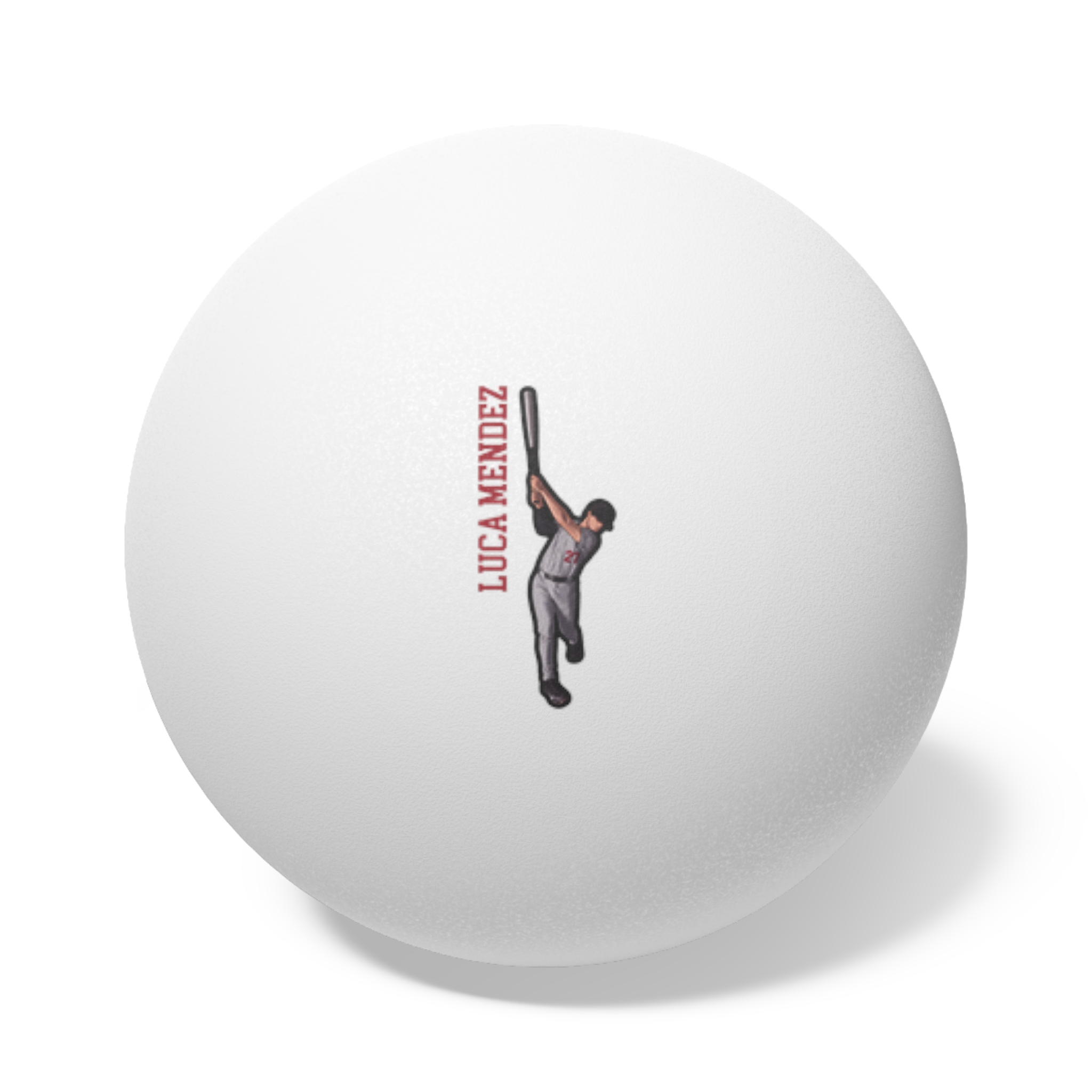 Ping Pong Balls, 6 pcs — character_name_vertical in White