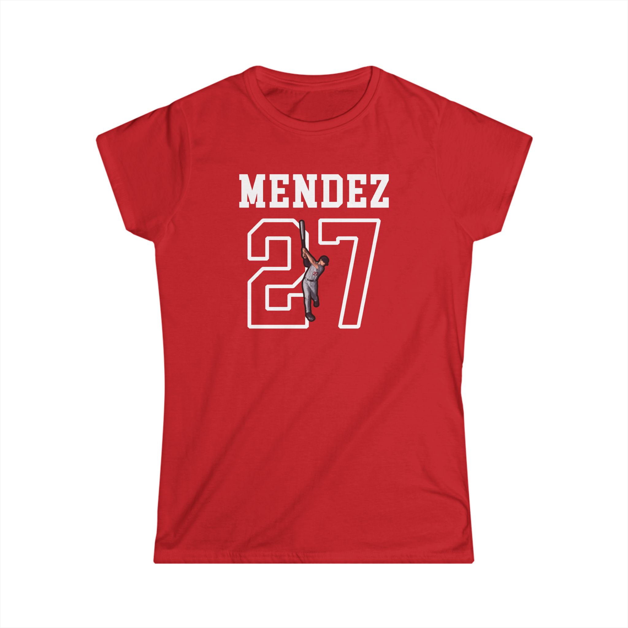 Women's Softstyle Tee — character_shirsey in Red