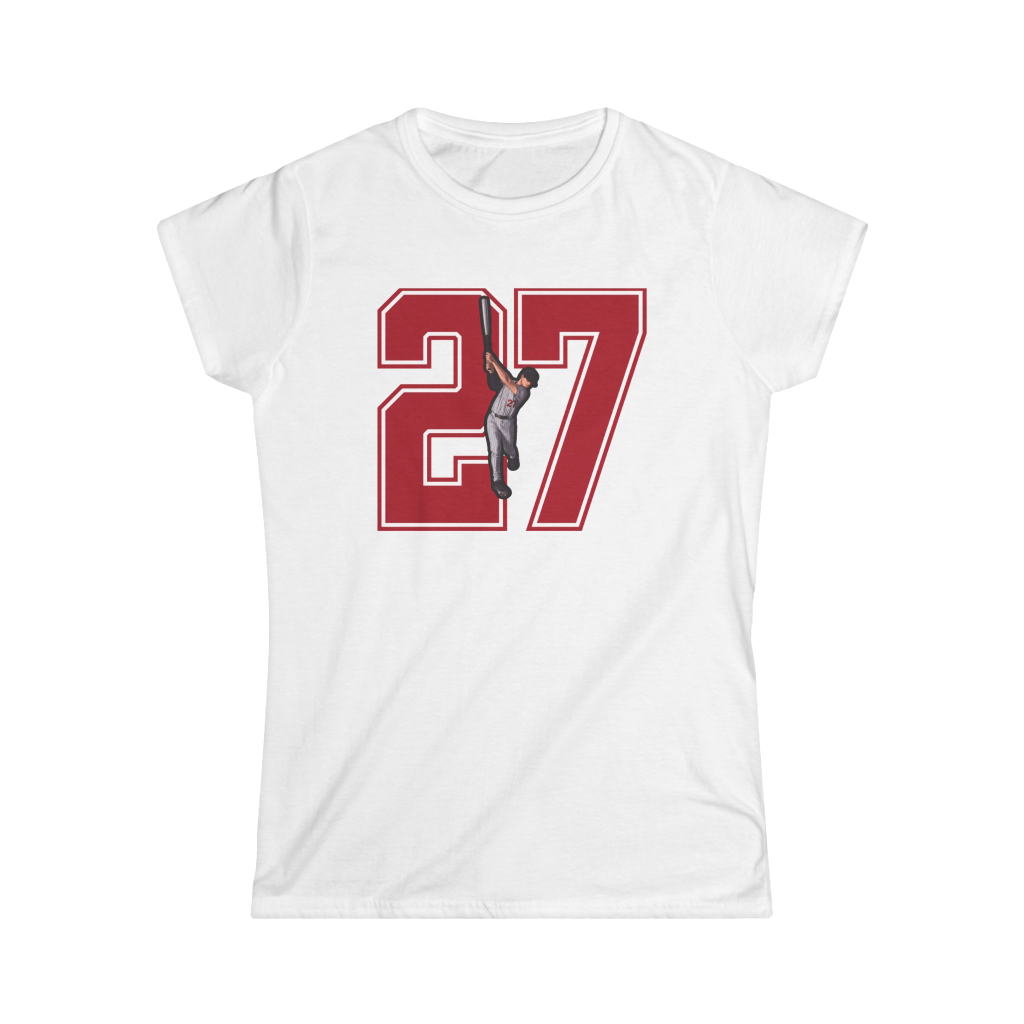 Women's Softstyle Tee — character_number in White