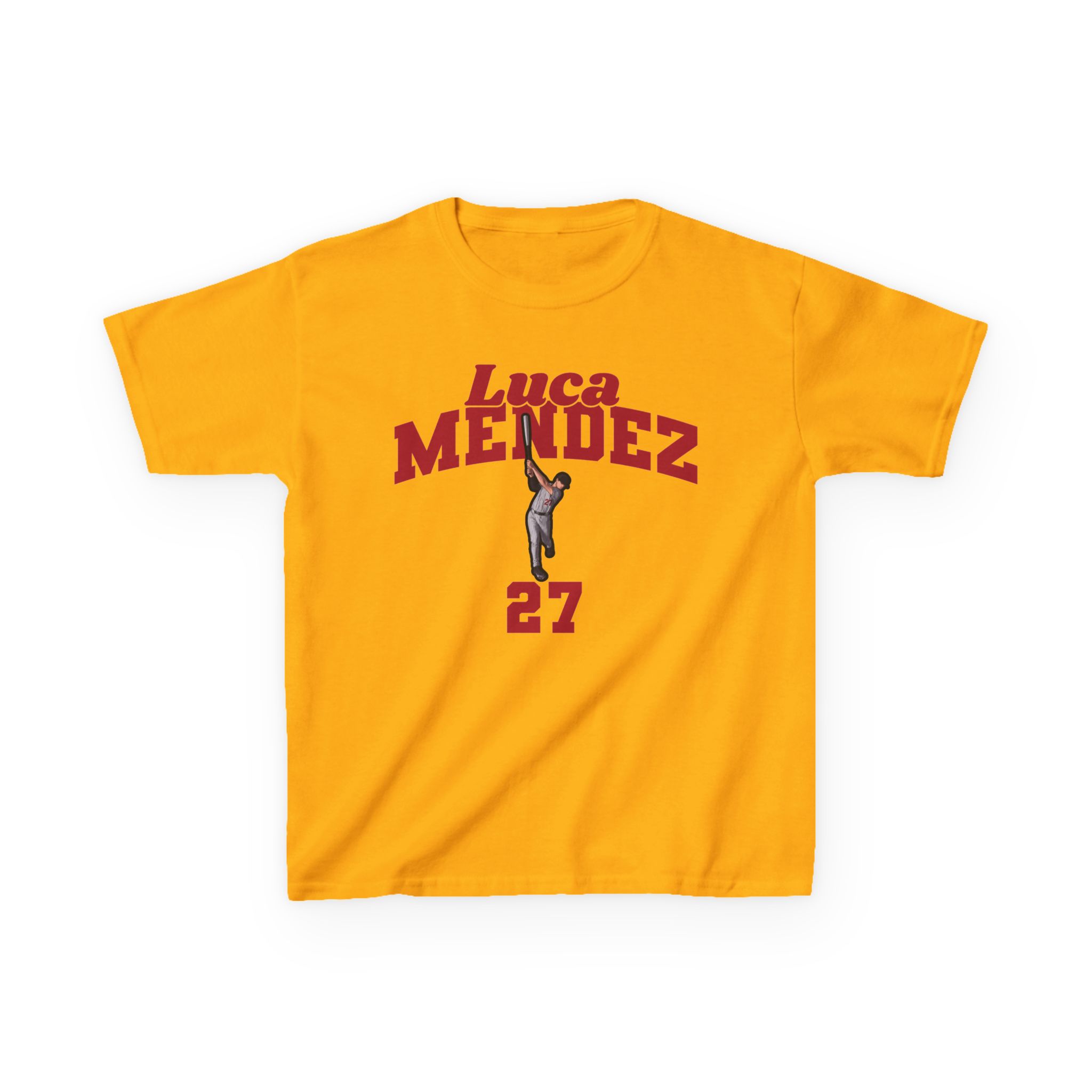 Youth Tee — character_signature_arch in Gold