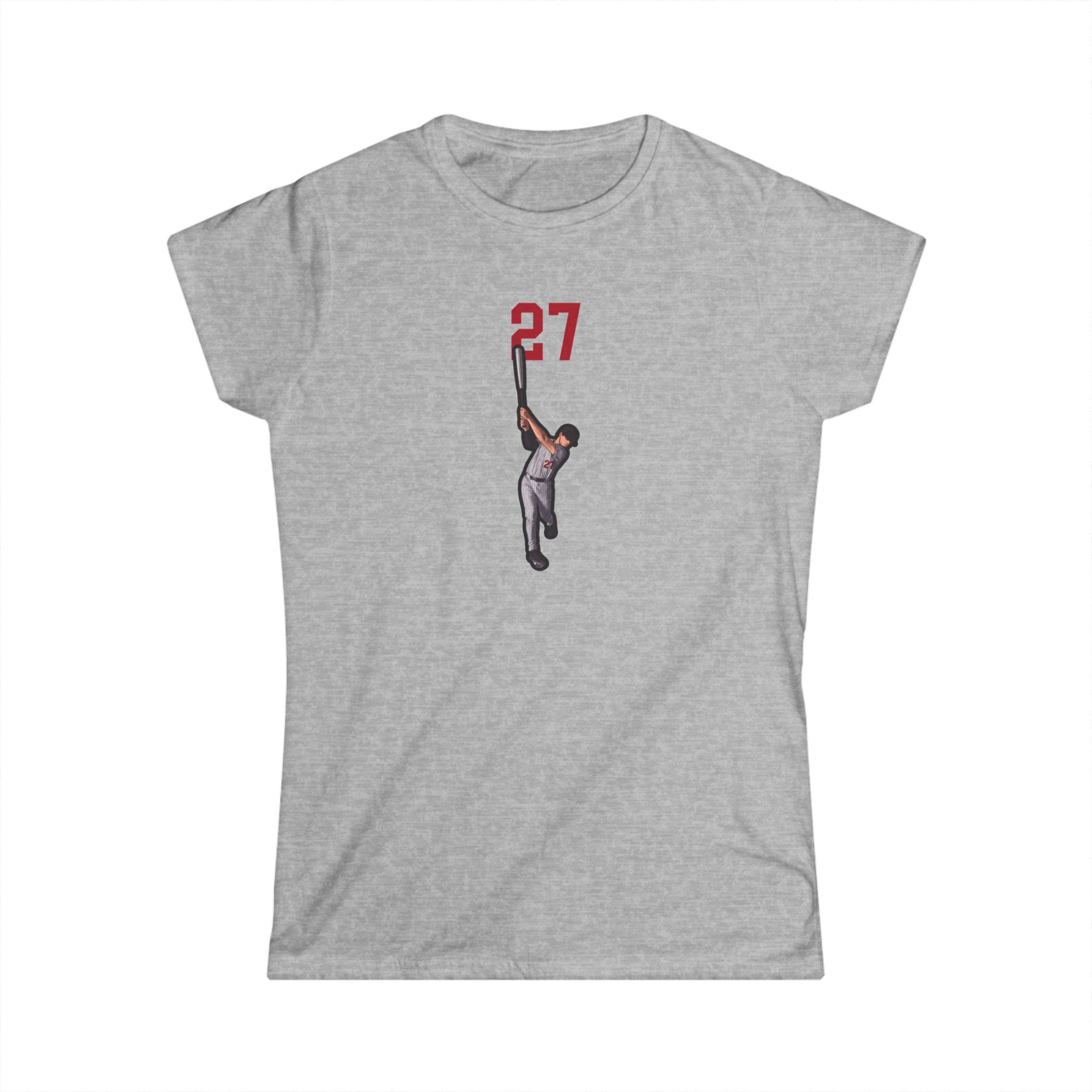 Women's Softstyle Tee — character_number_top in Grey