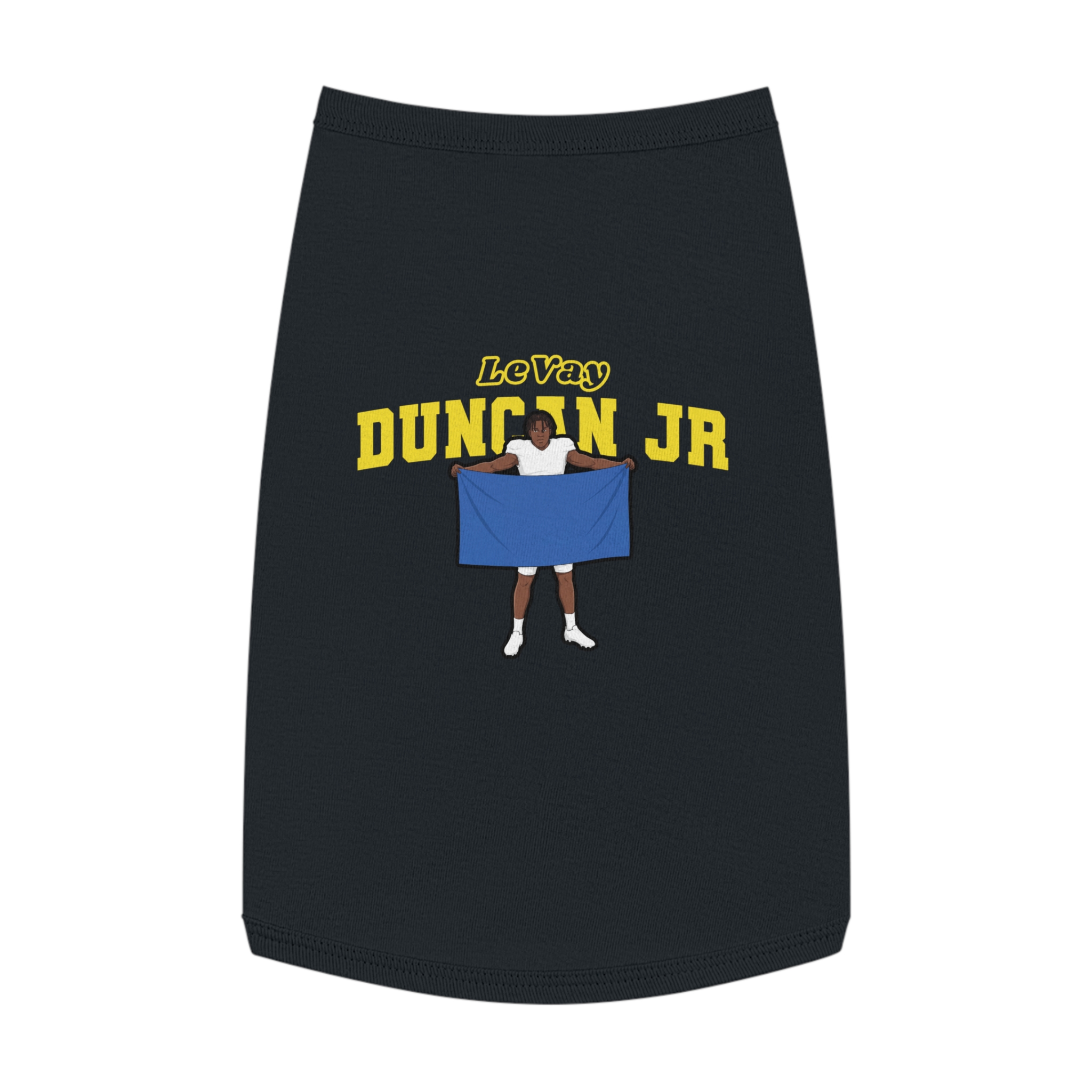 Pet Tank Top — character_name_arch in Black