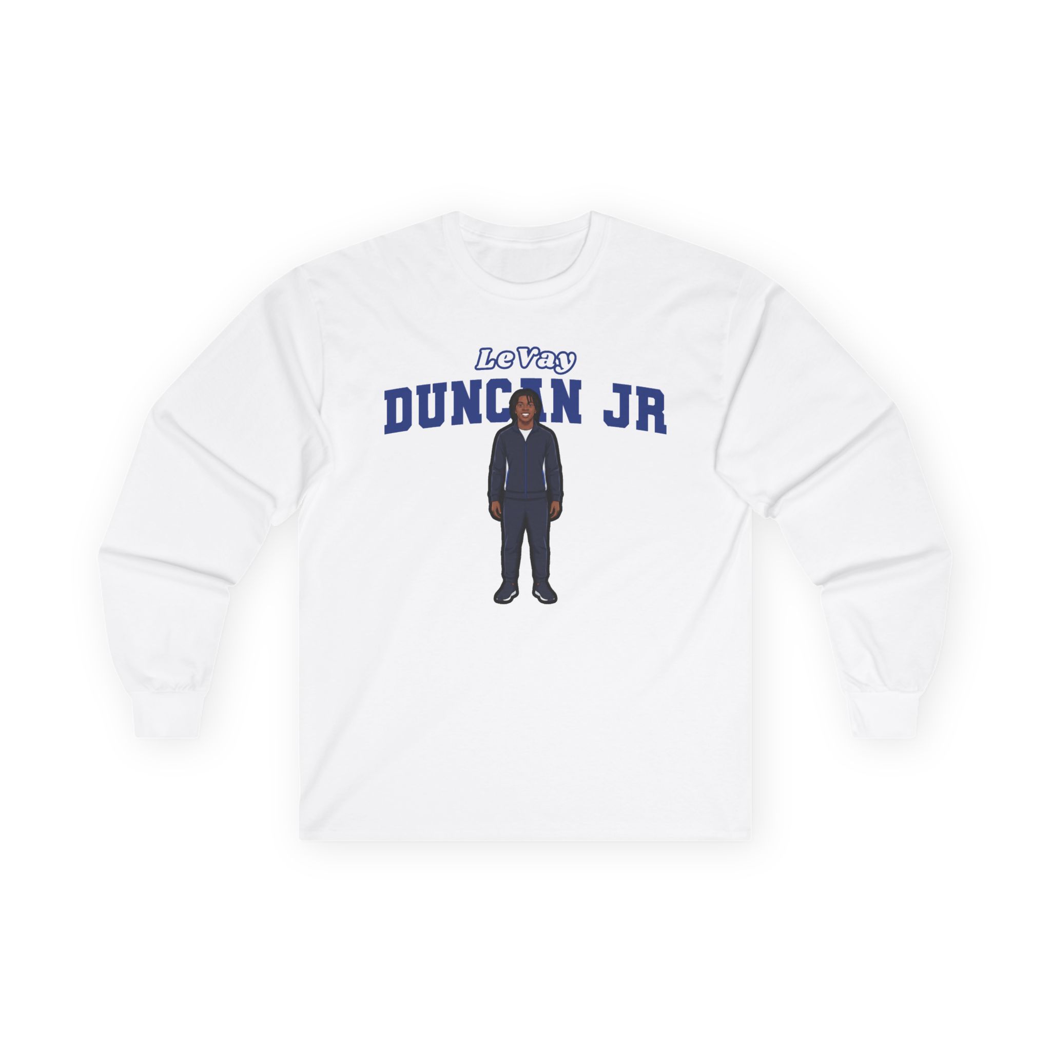 Long Sleeve Tee — character_name_arch in White