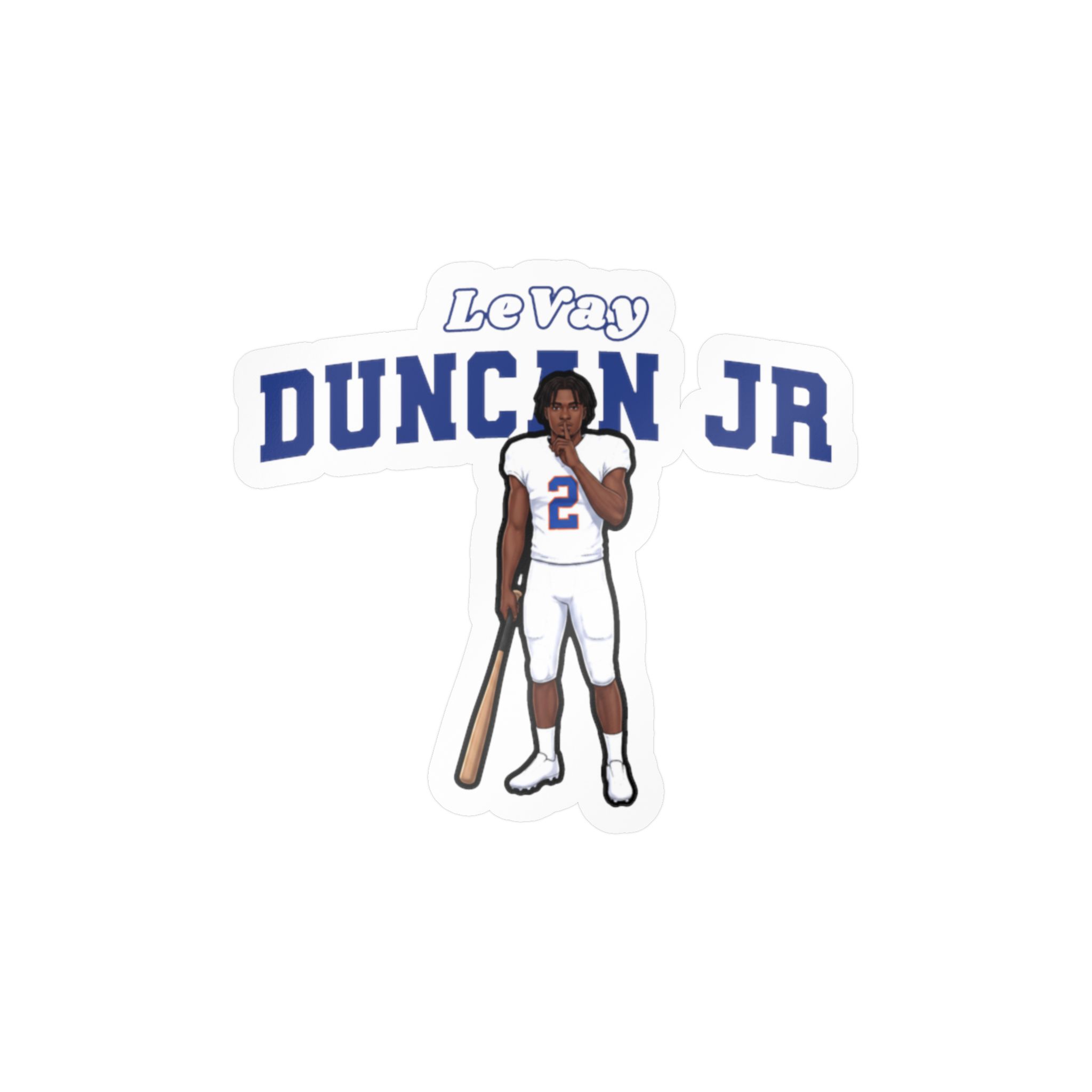 Vinyl Sticker — character_name_arch in Classic