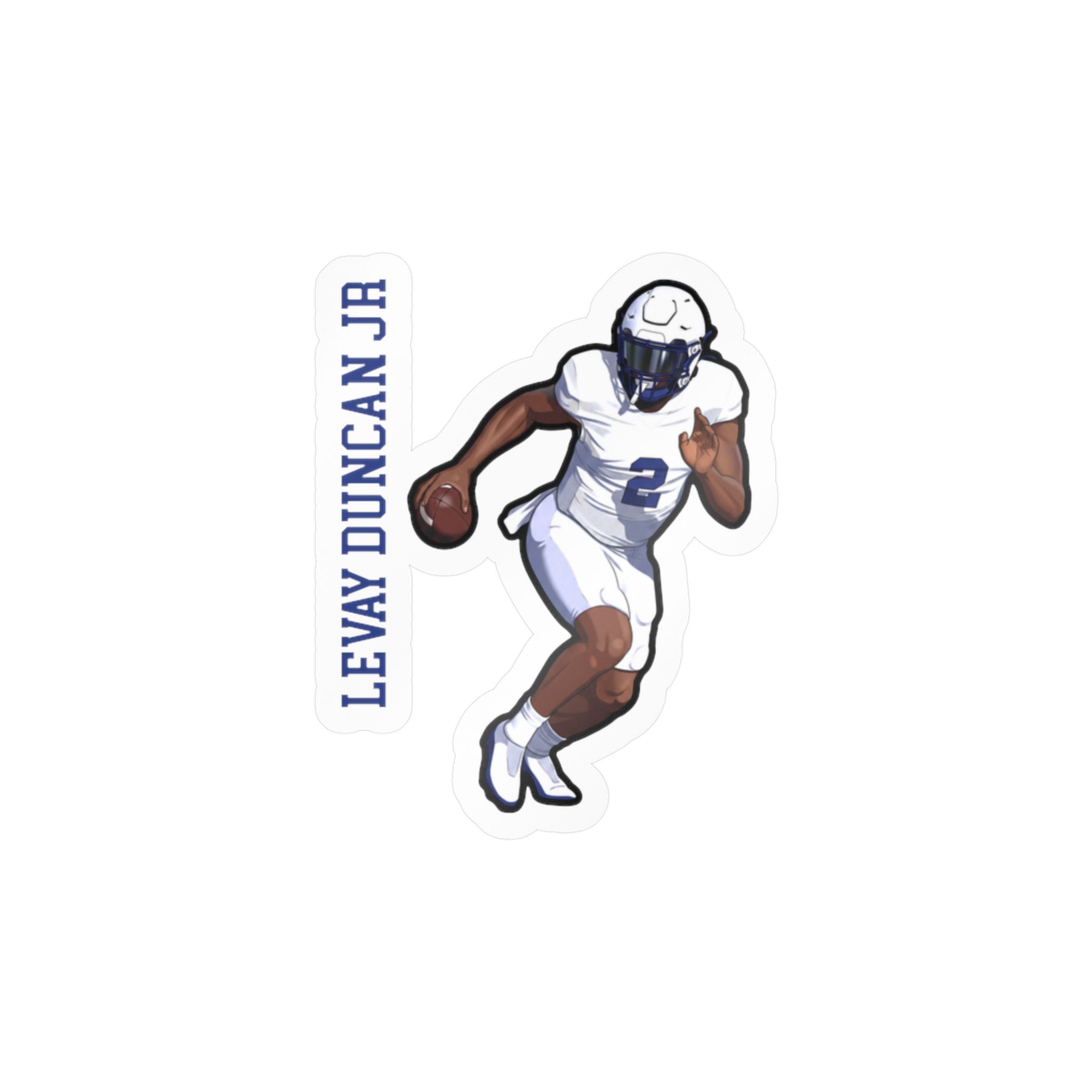 Vinyl Sticker — character_name_vertical in Classic