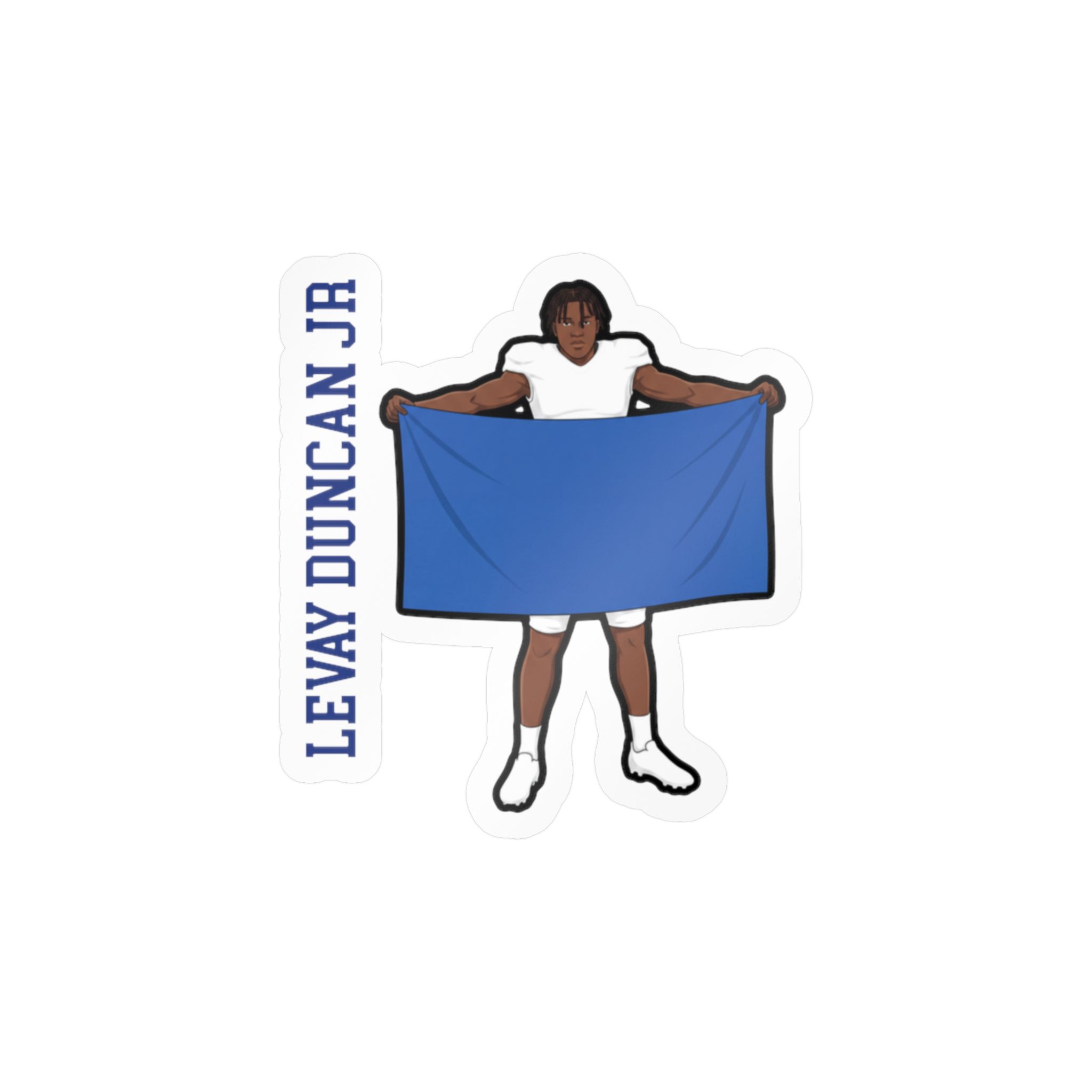 Vinyl Sticker — character_name_vertical in Classic