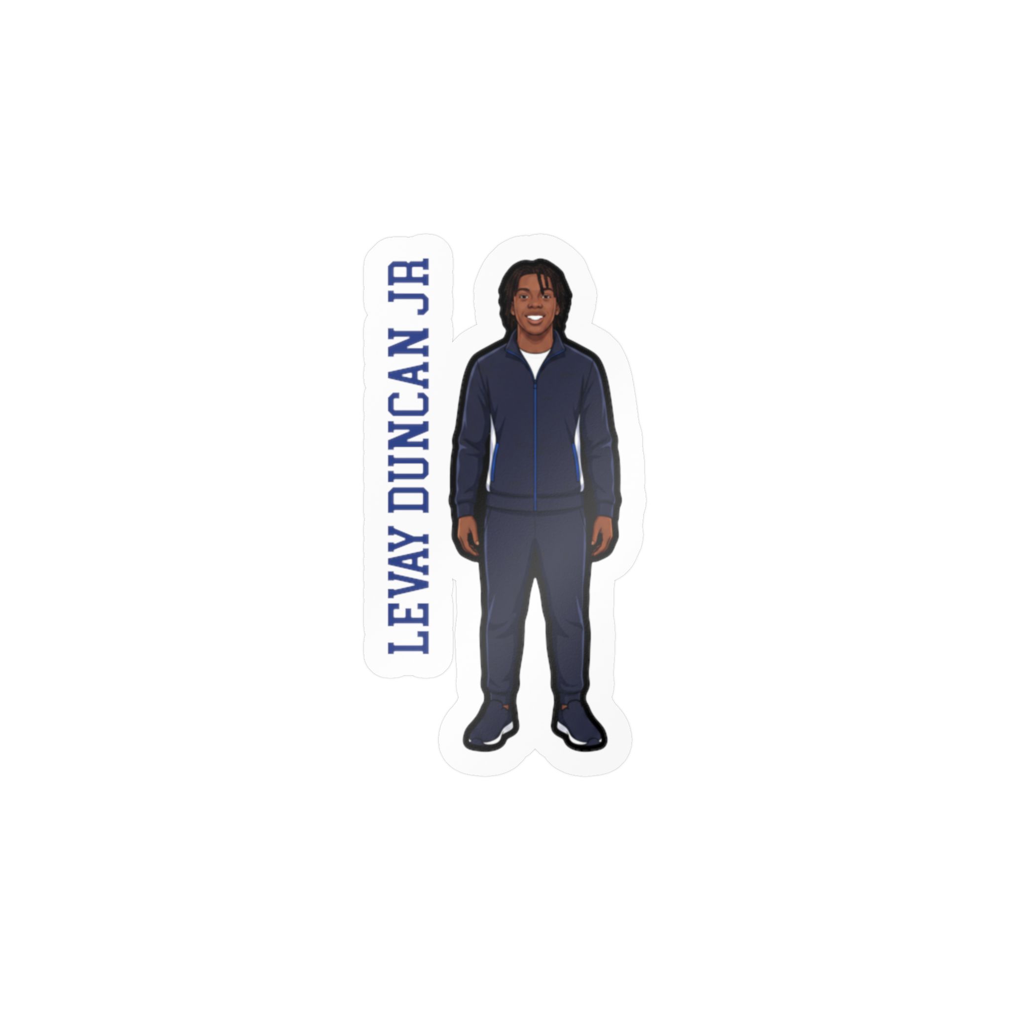 Vinyl Sticker — character_name_vertical in Classic