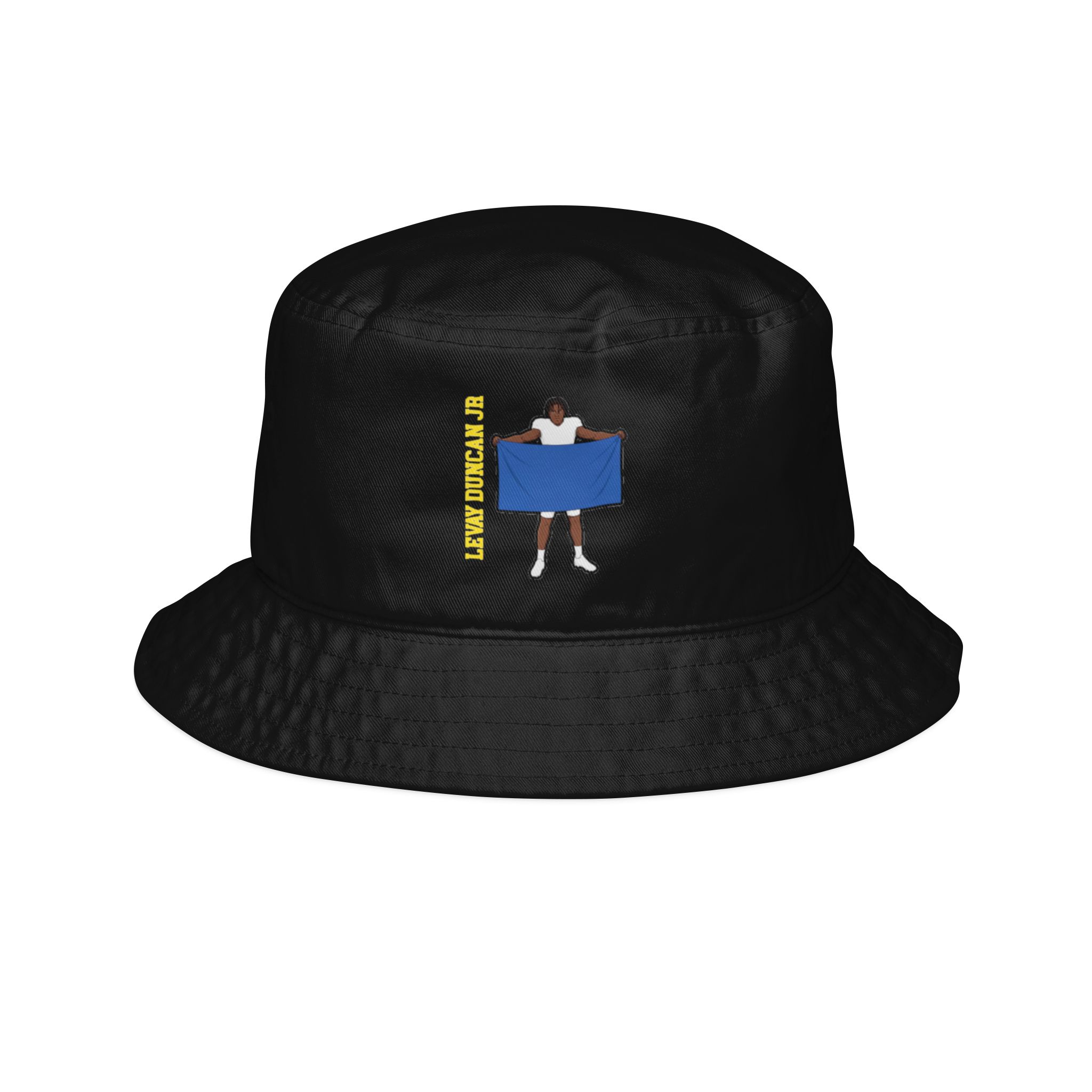 Bucket Hat — character_name_vertical in Black