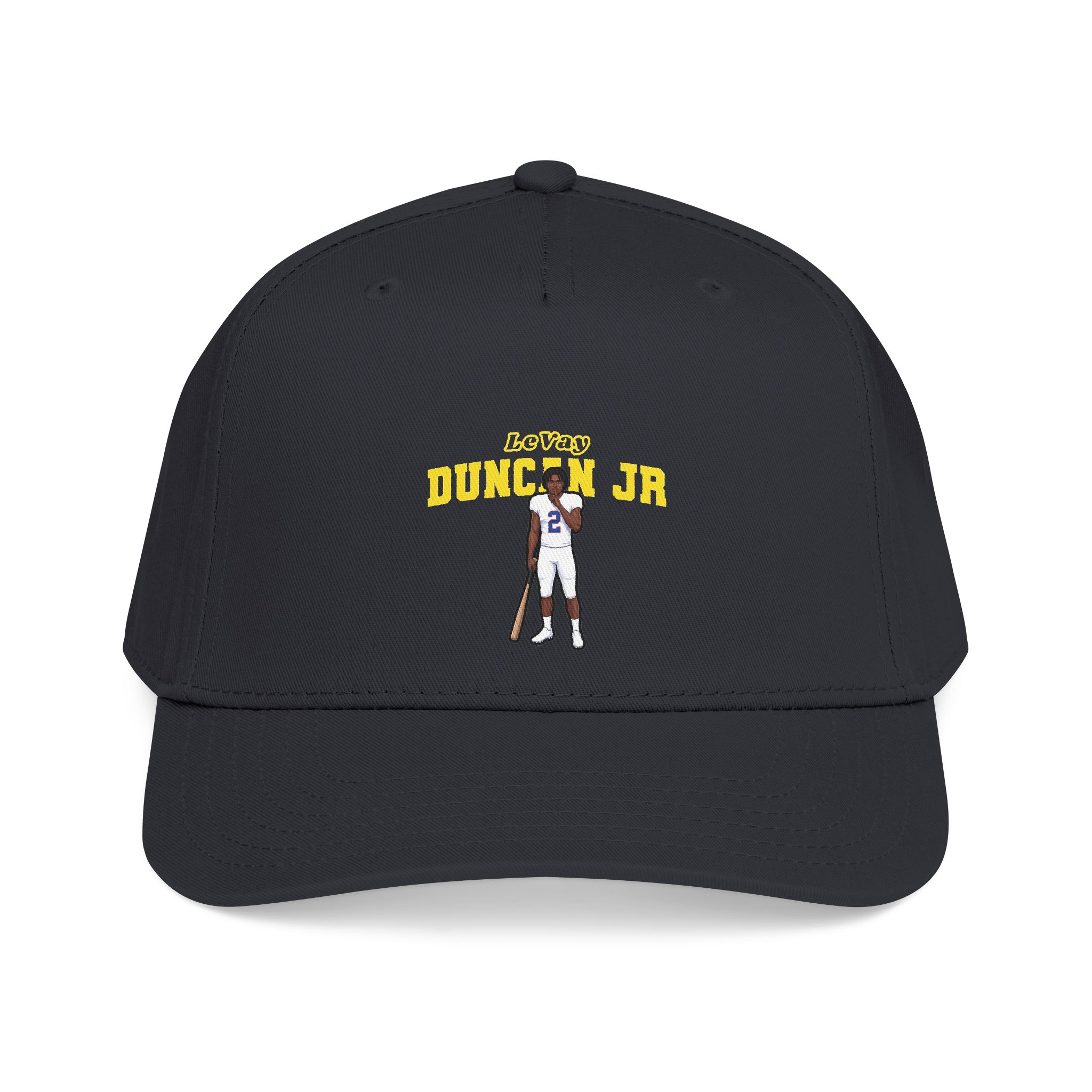 Baseball Cap — character_name_arch in Black